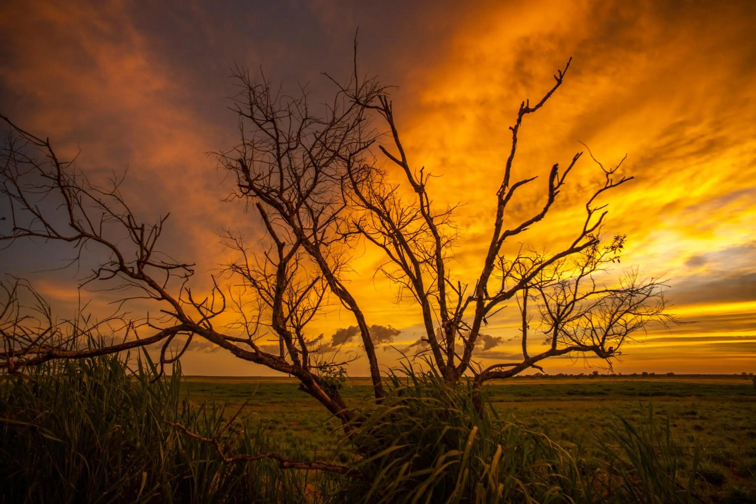 Sunset in Finniss River Lodge