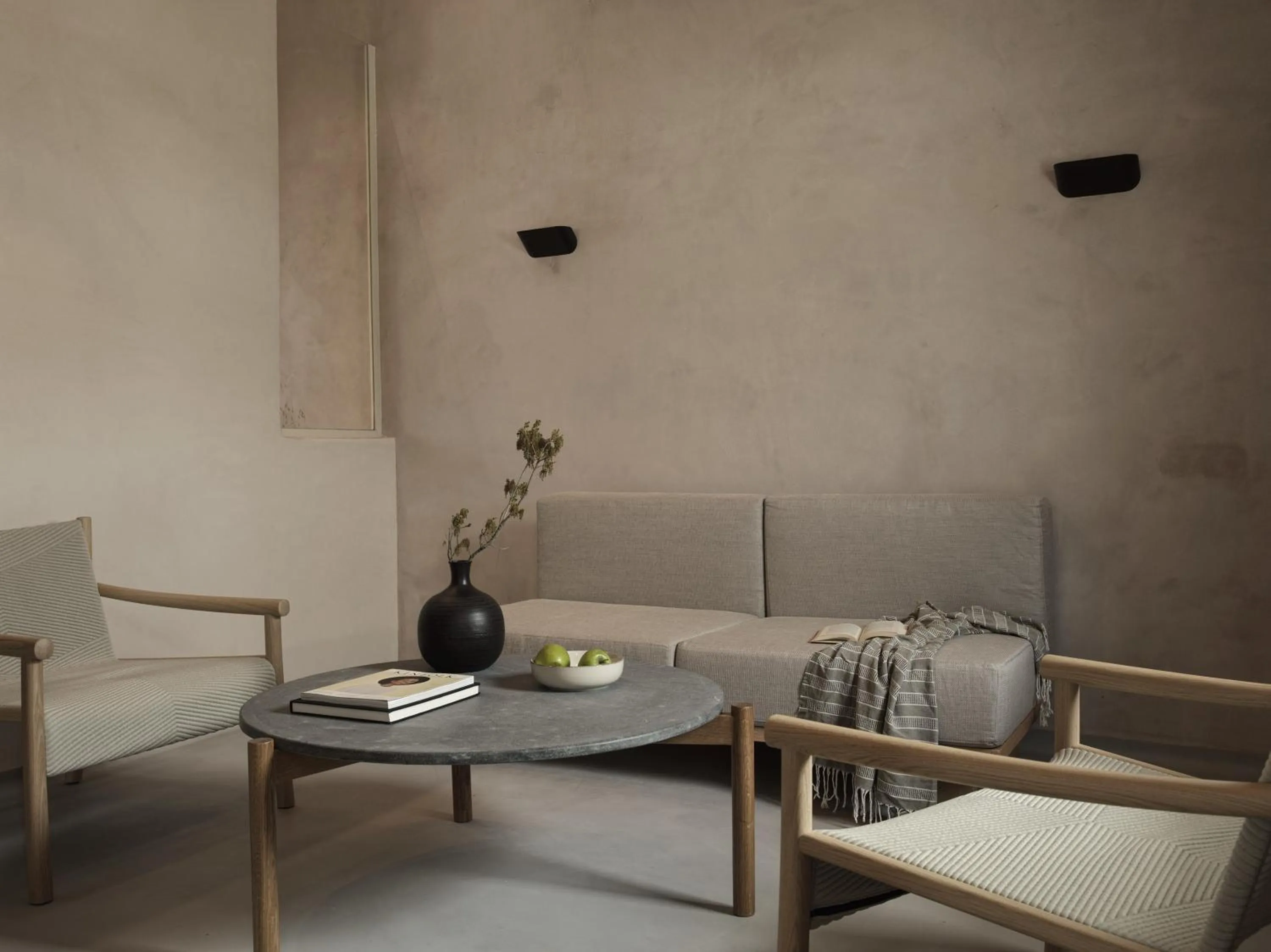 Living room in Yi Hotel Mykonos