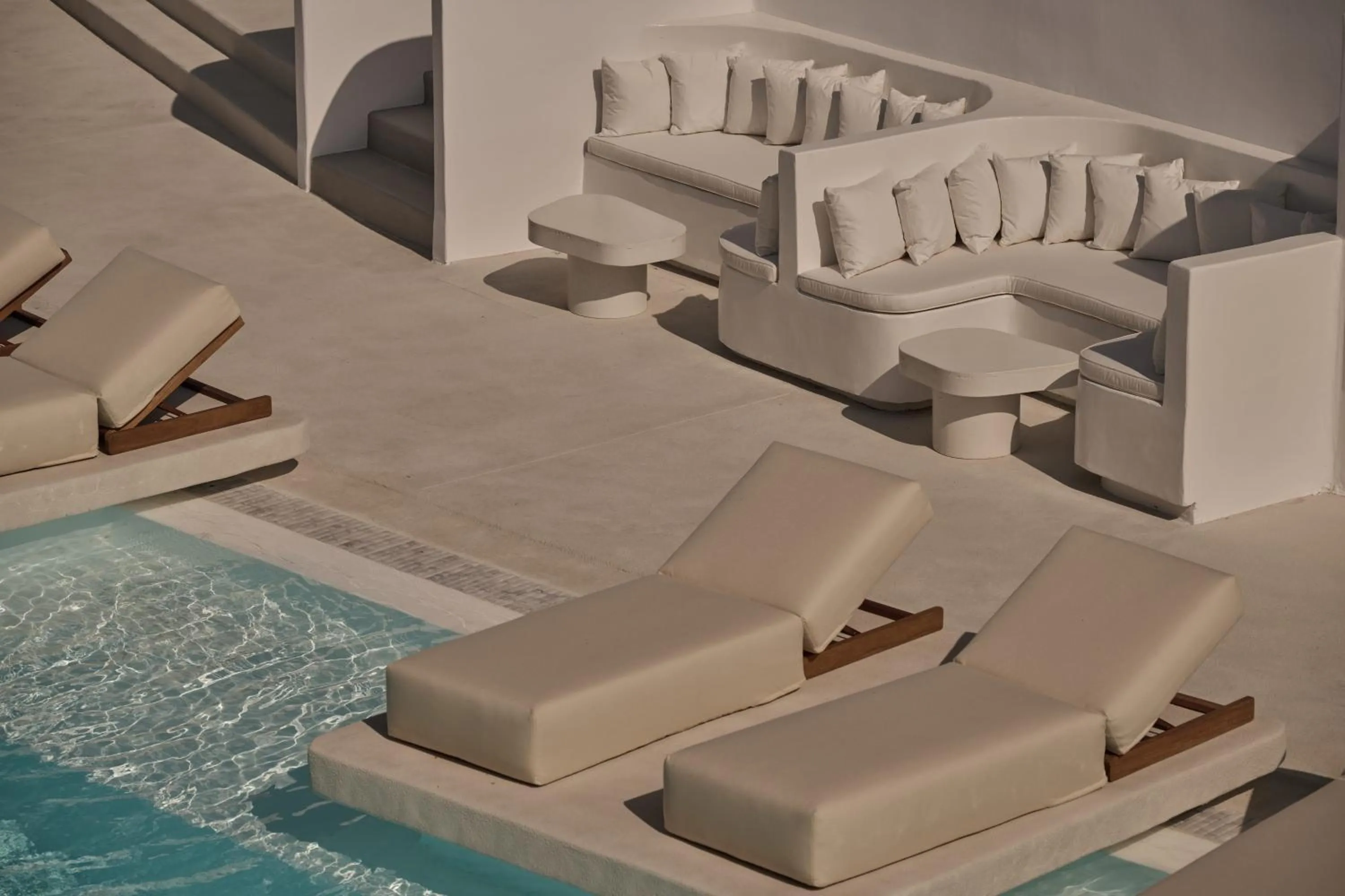 Pool view in Yi Hotel Mykonos