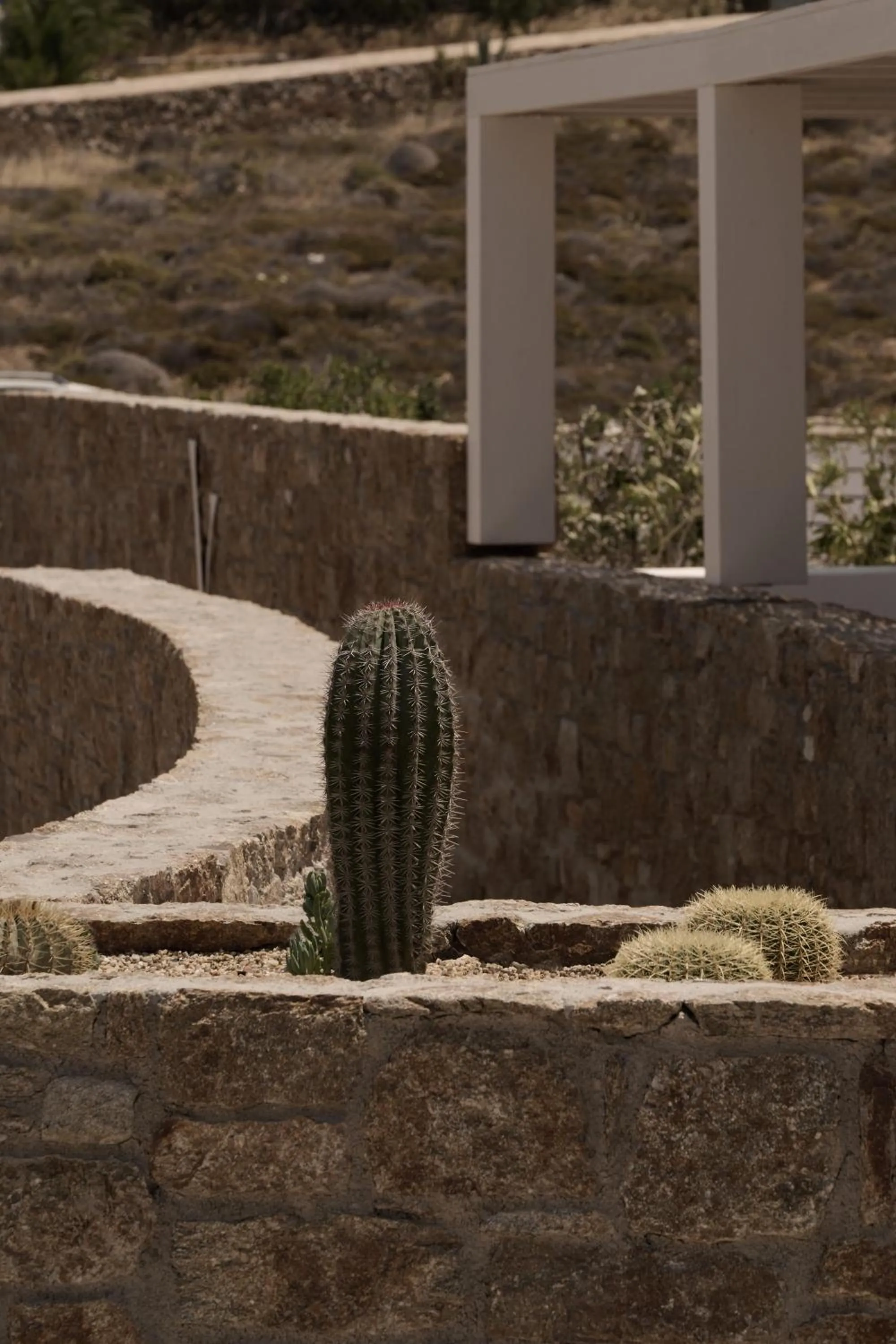 Patio in Yi Hotel Mykonos
