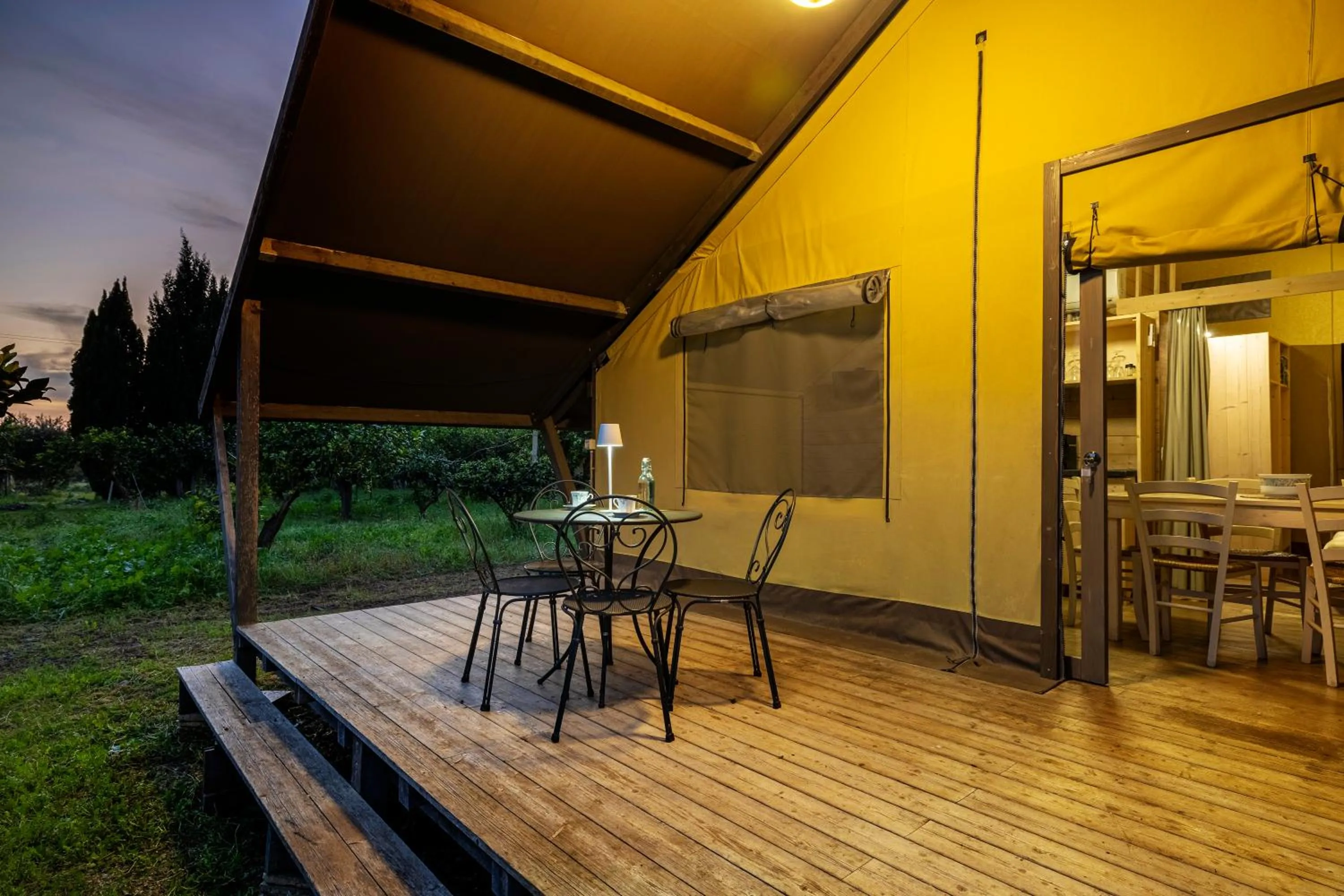 Patio in Agriturismo Vultaggio