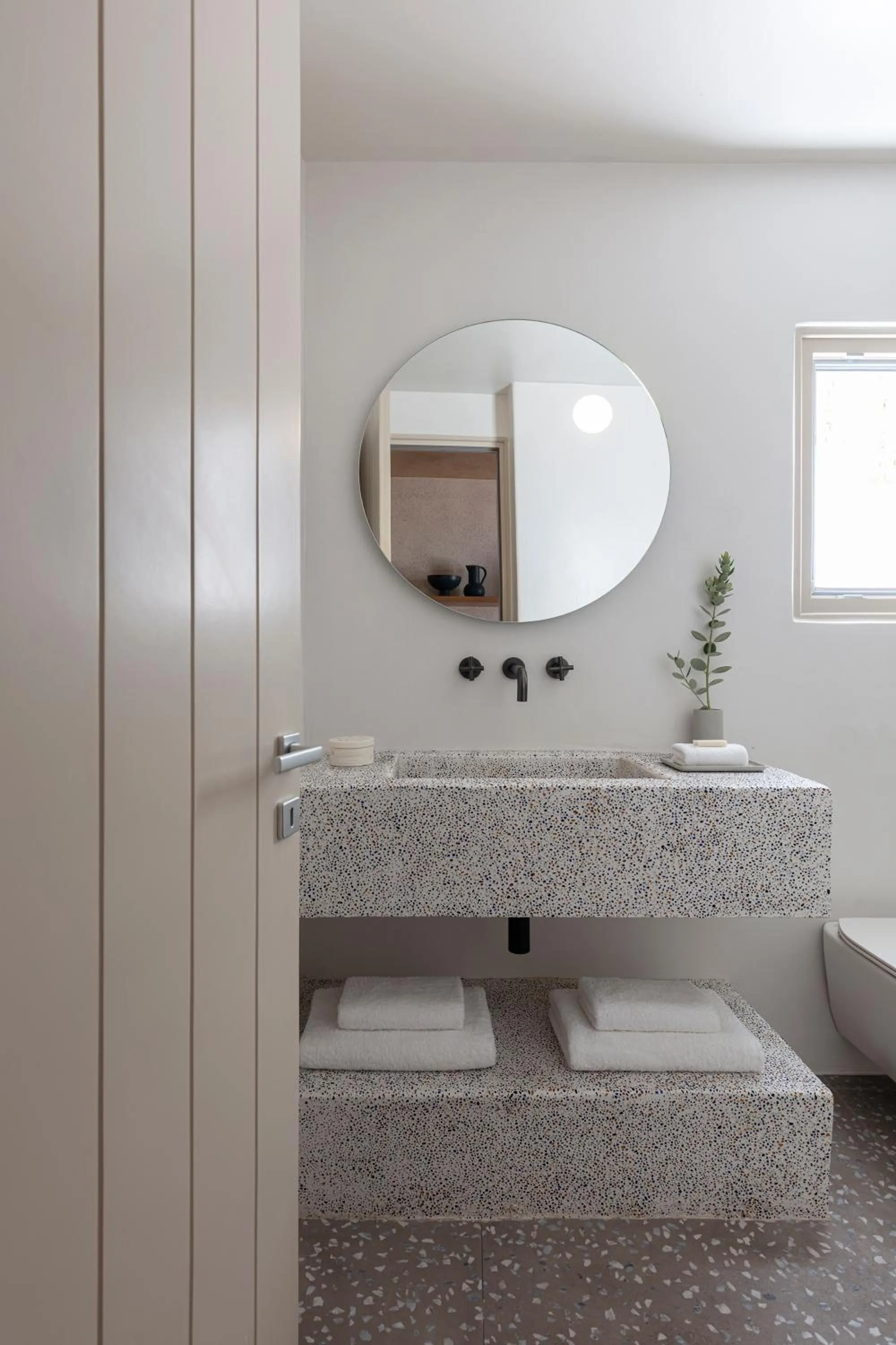 Bathroom in Ethos Vegan Suites Fira, Santorini