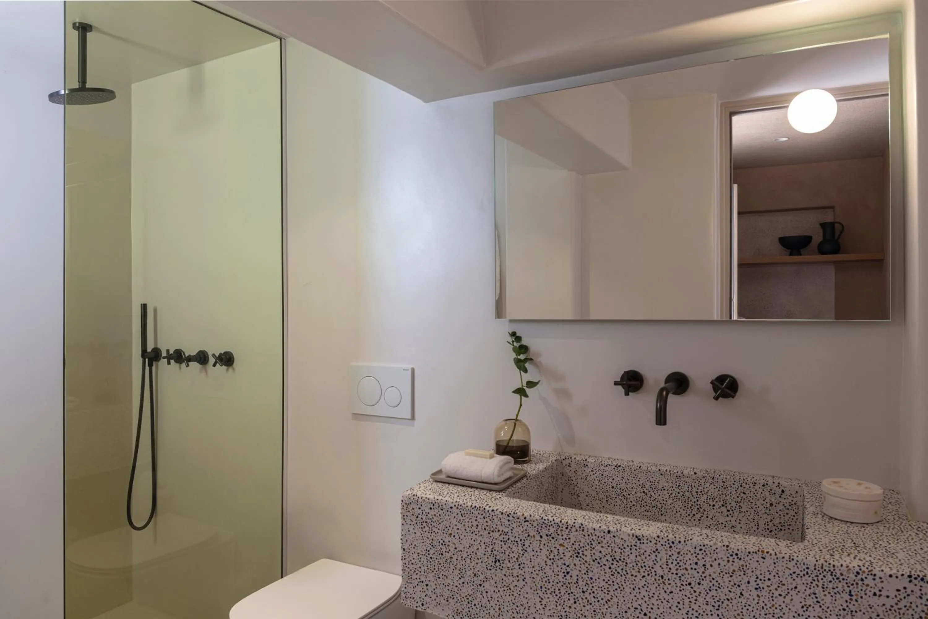 Bathroom in Ethos Vegan Suites Fira, Santorini