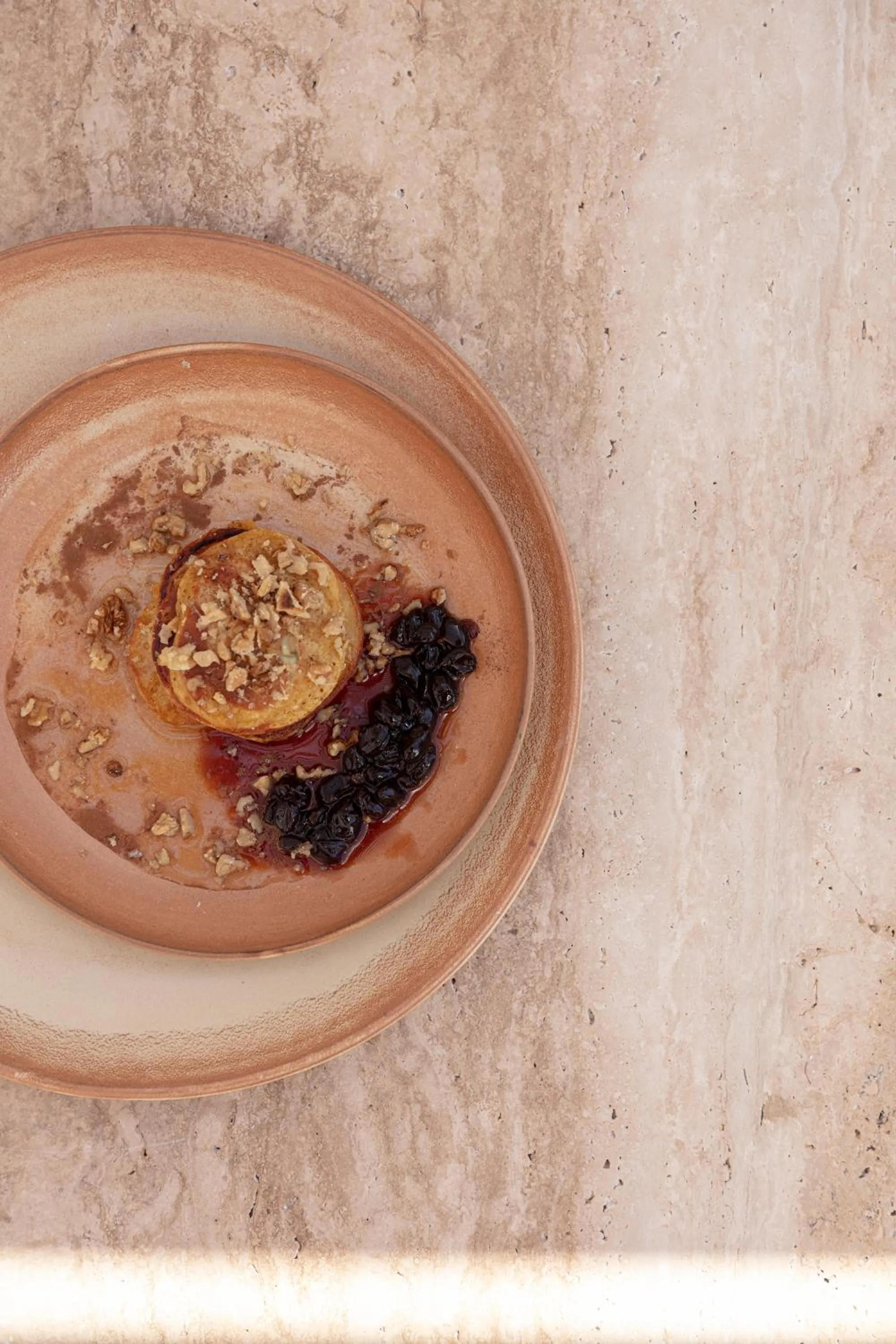 Breakfast in Ethos Vegan Suites Fira, Santorini