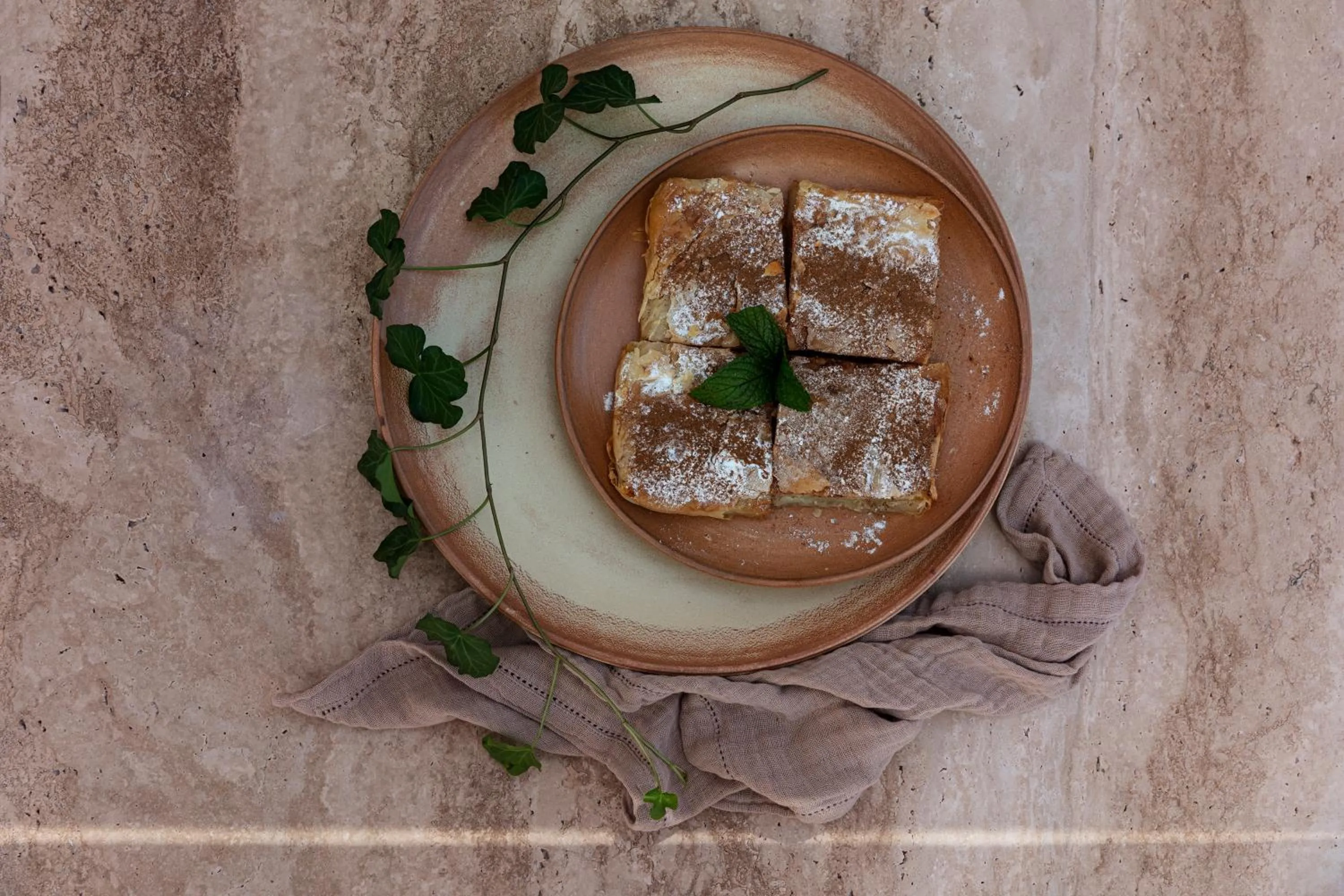 Breakfast in Ethos Vegan Suites Fira, Santorini