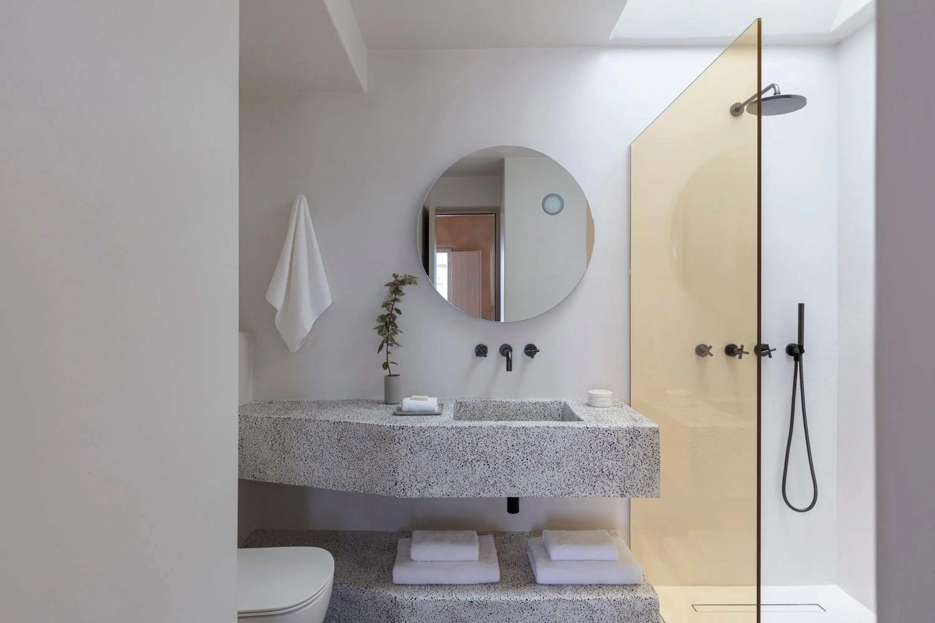 Bathroom in Ethos Vegan Suites Fira, Santorini