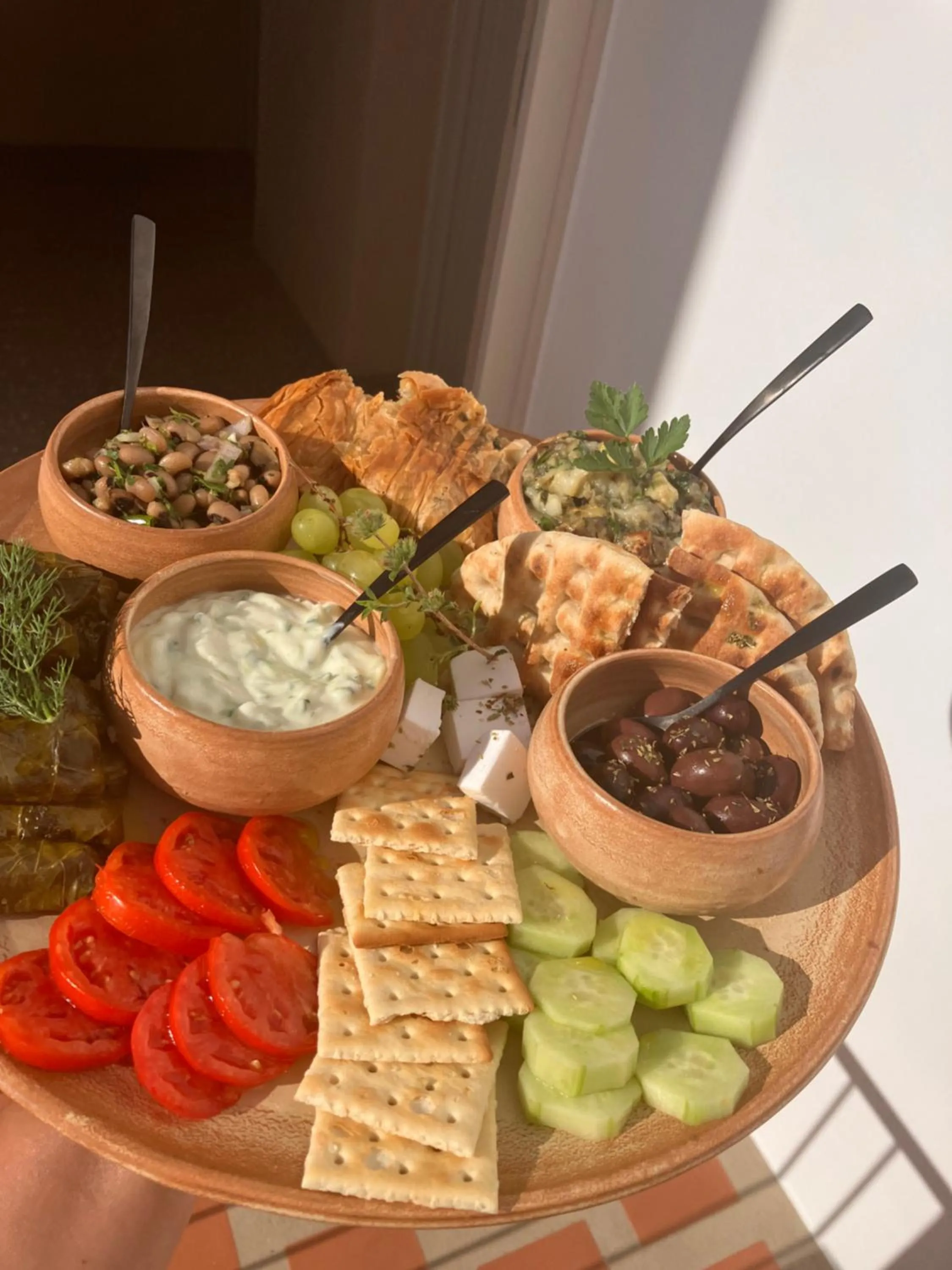 Food and drinks in Ethos Vegan Suites Fira, Santorini