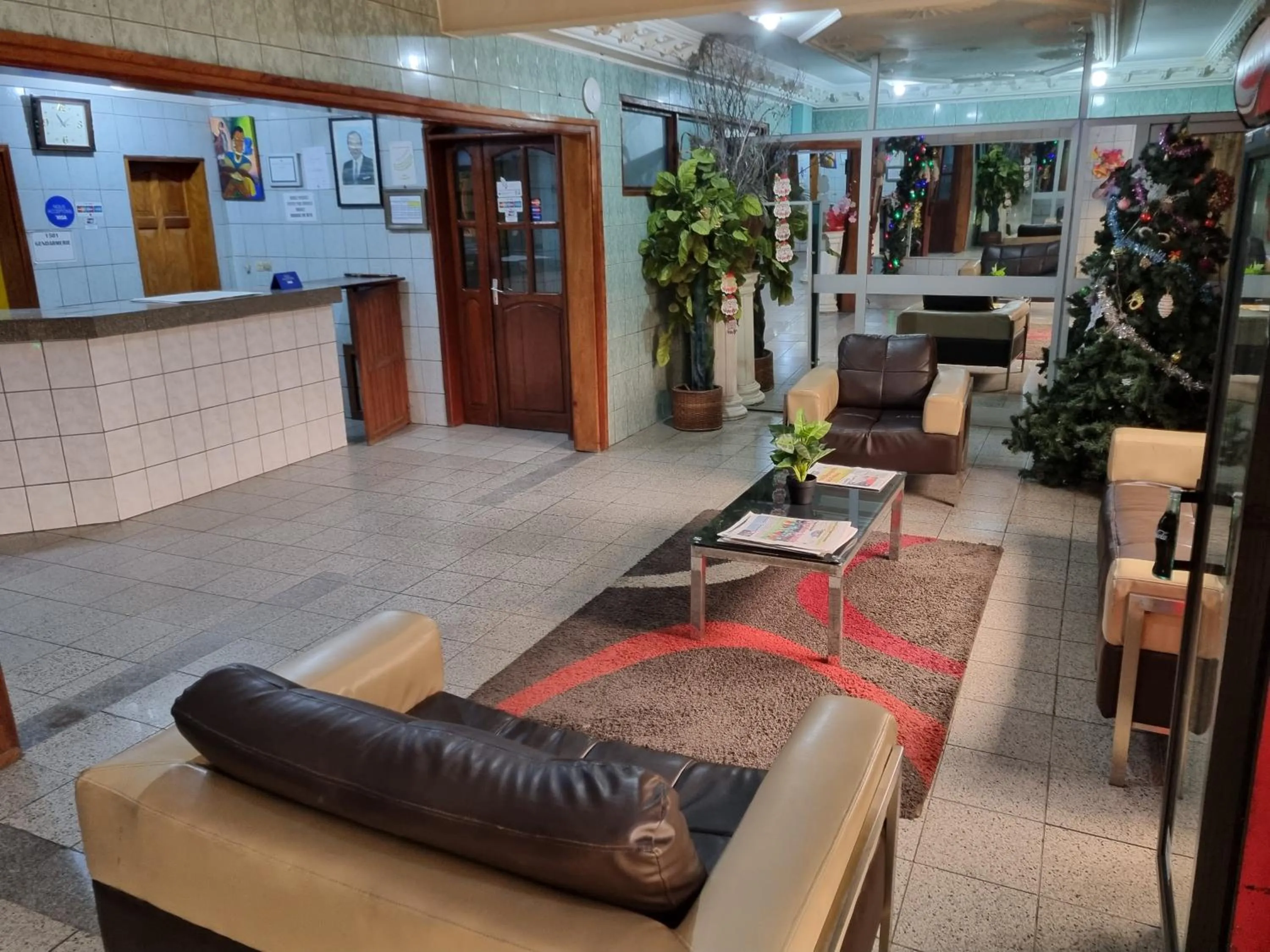 Lobby or reception in HOTEL SAFFANA