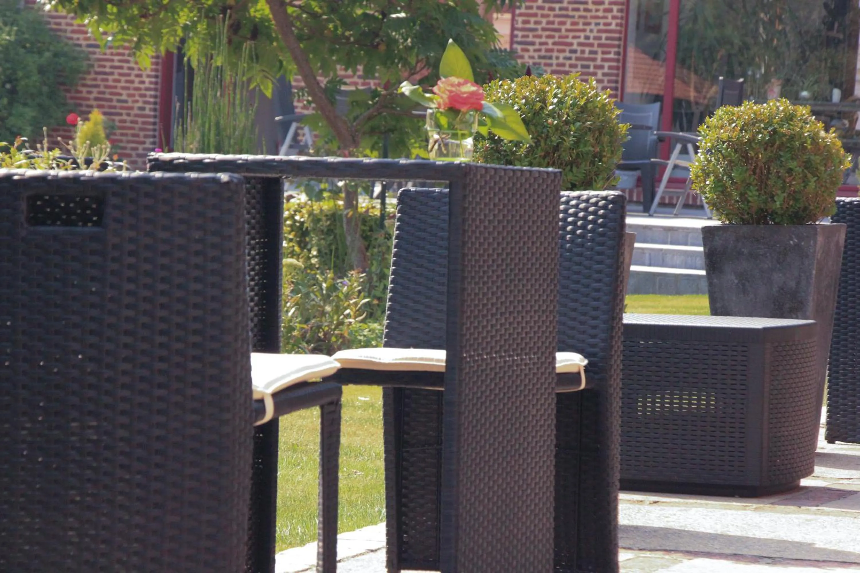 Balcony/Terrace in Au Coeur Des Hôtes