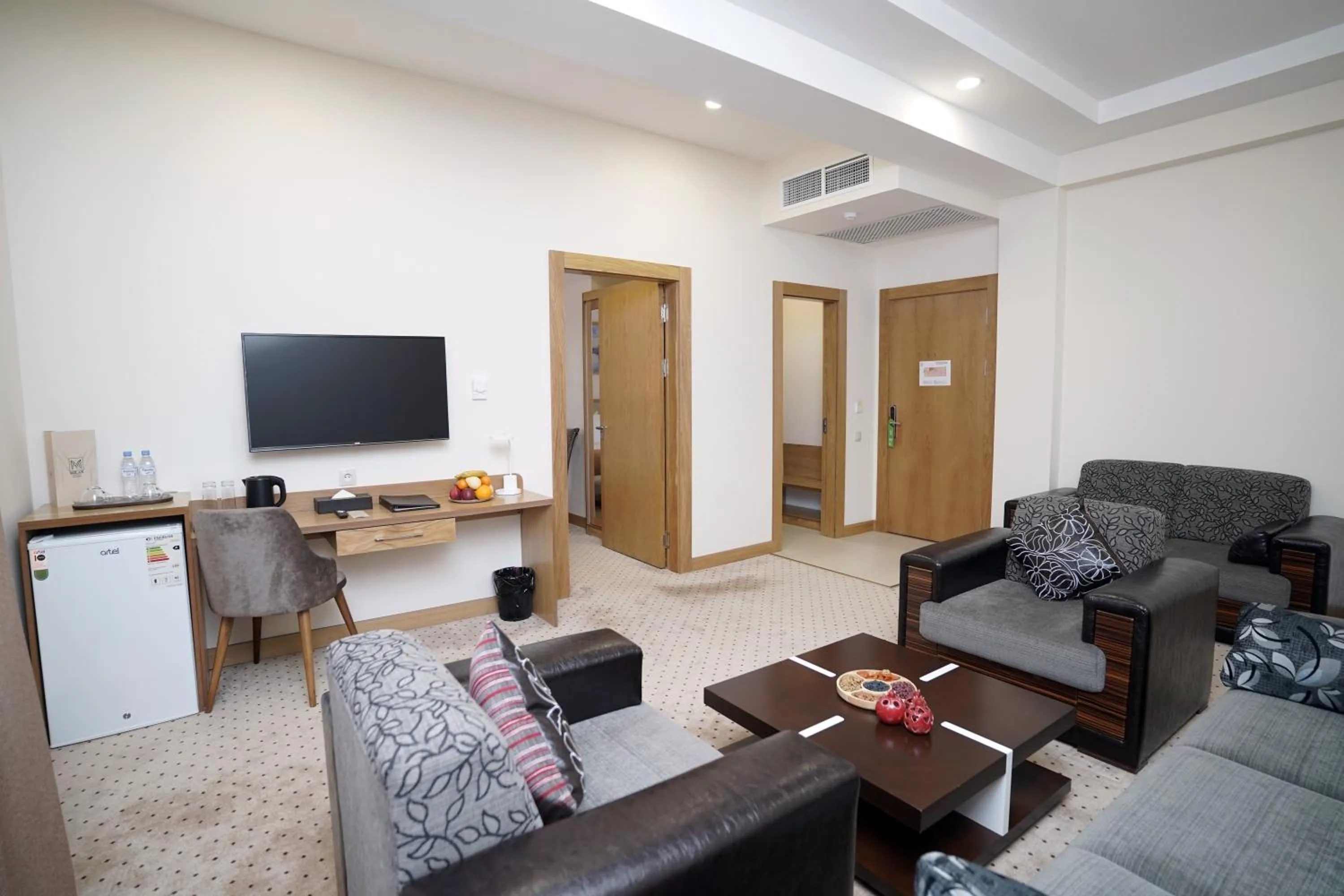 Seating area in Milan Hotel