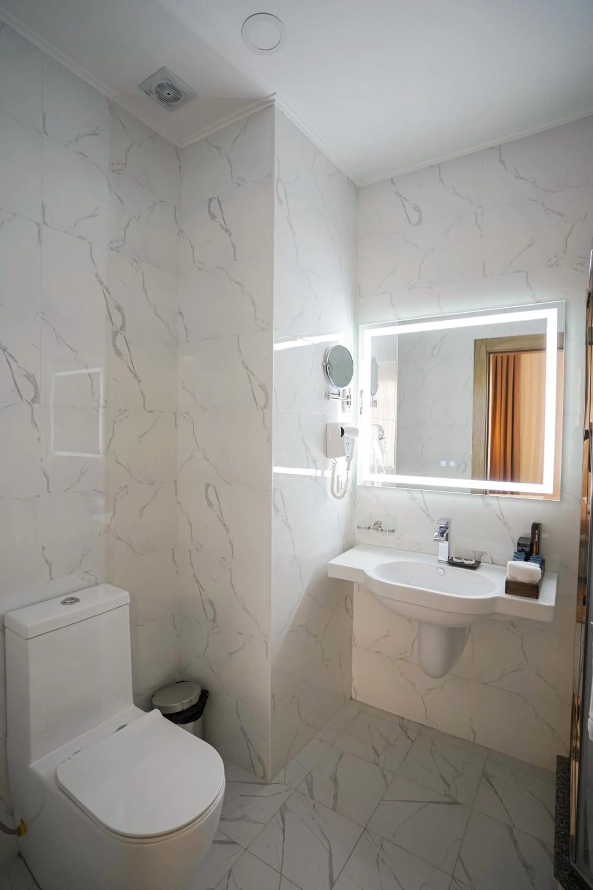 Toilet in Milan Hotel