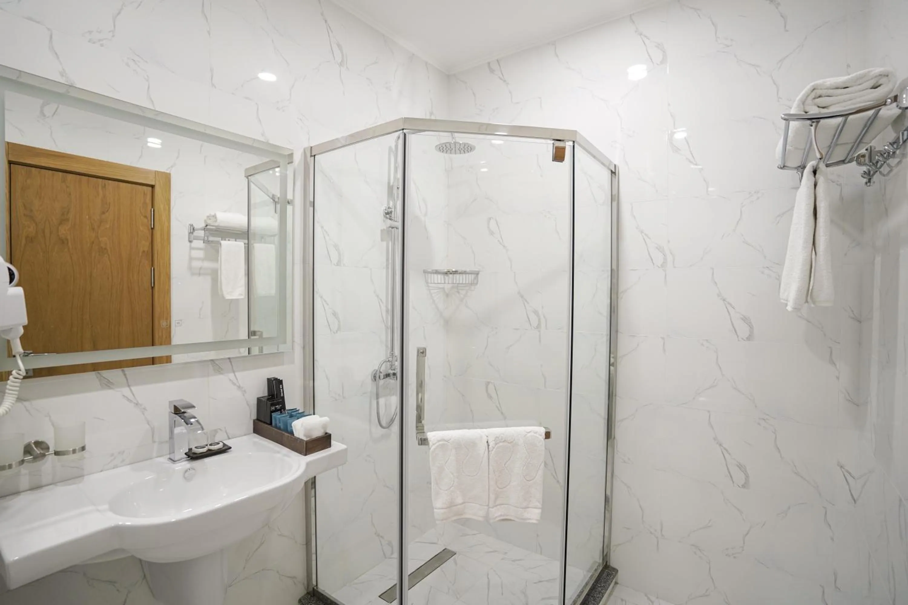 Shower in Milan Hotel