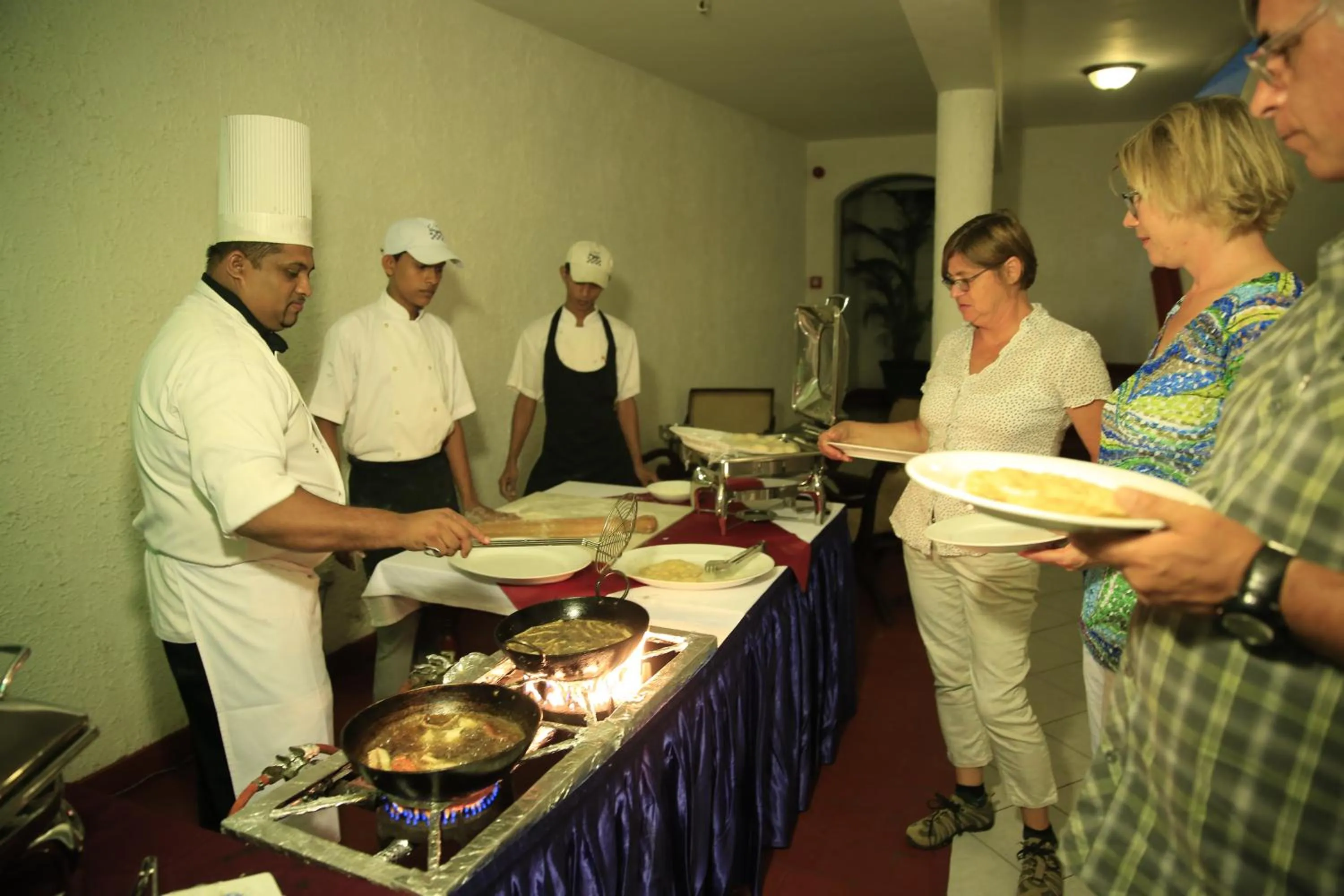 Staff in Catamaran Beach Hotel