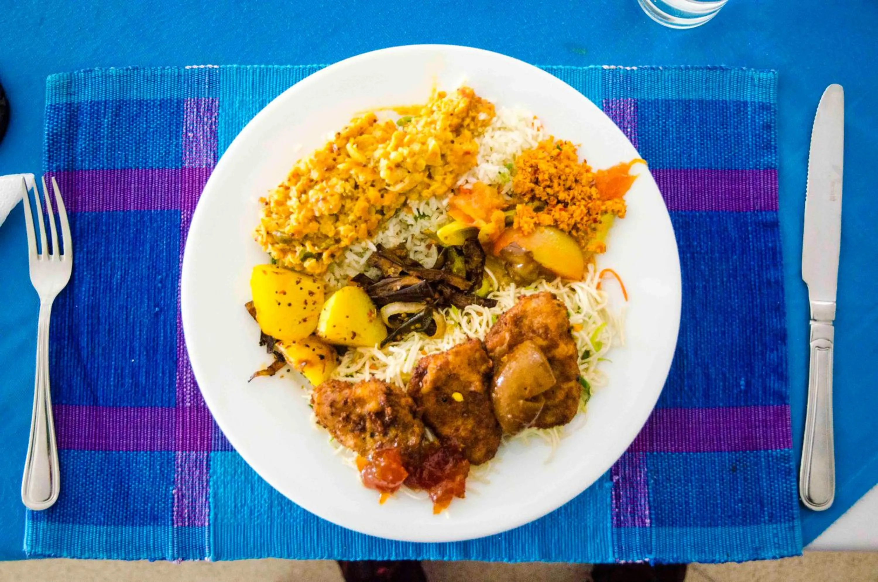 Food in Catamaran Beach Hotel