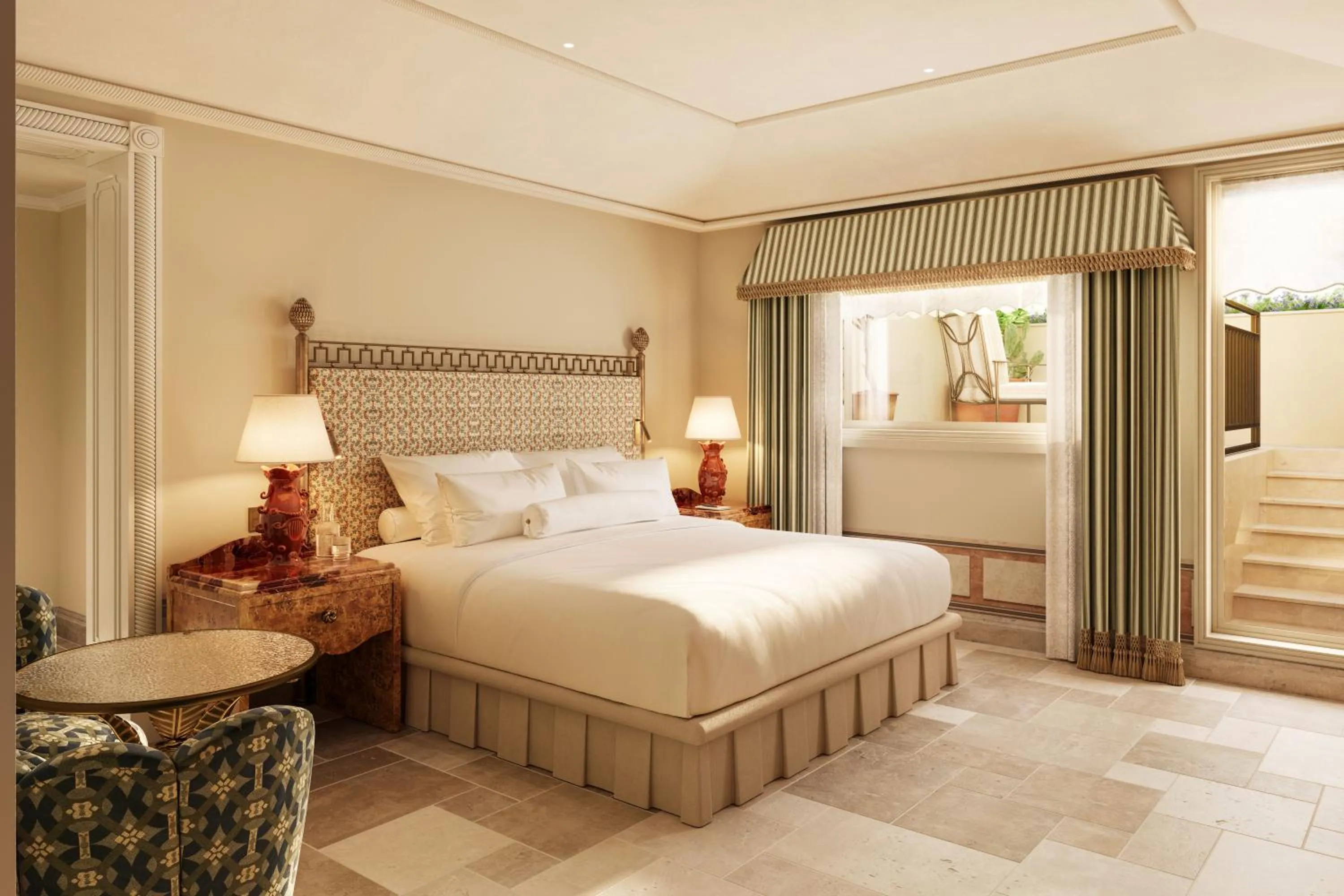 Bedroom, Bed in Grand Hotel Timeo, A Belmond Hotel, Taormina