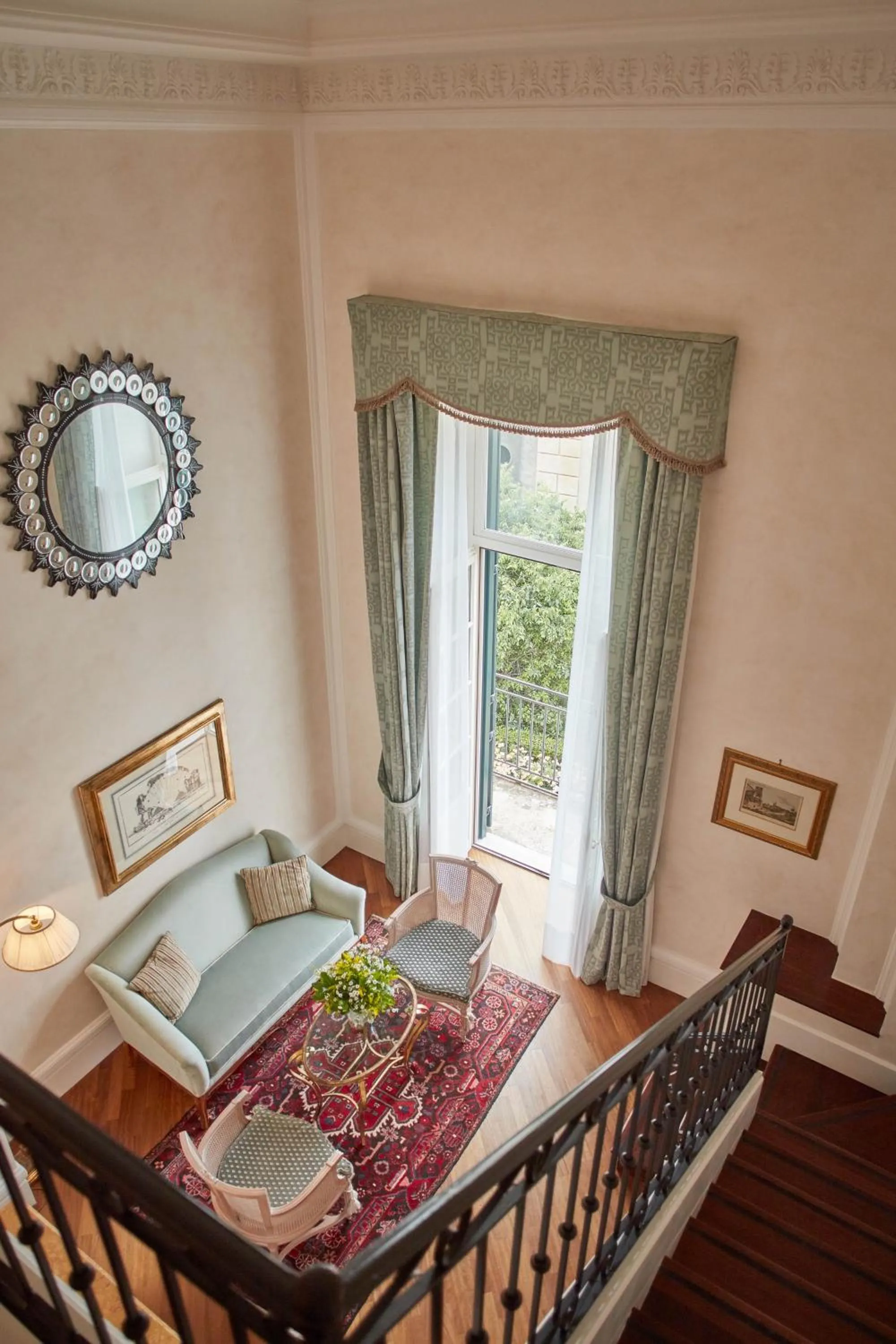Living room, Bed in Grand Hotel Timeo, A Belmond Hotel, Taormina