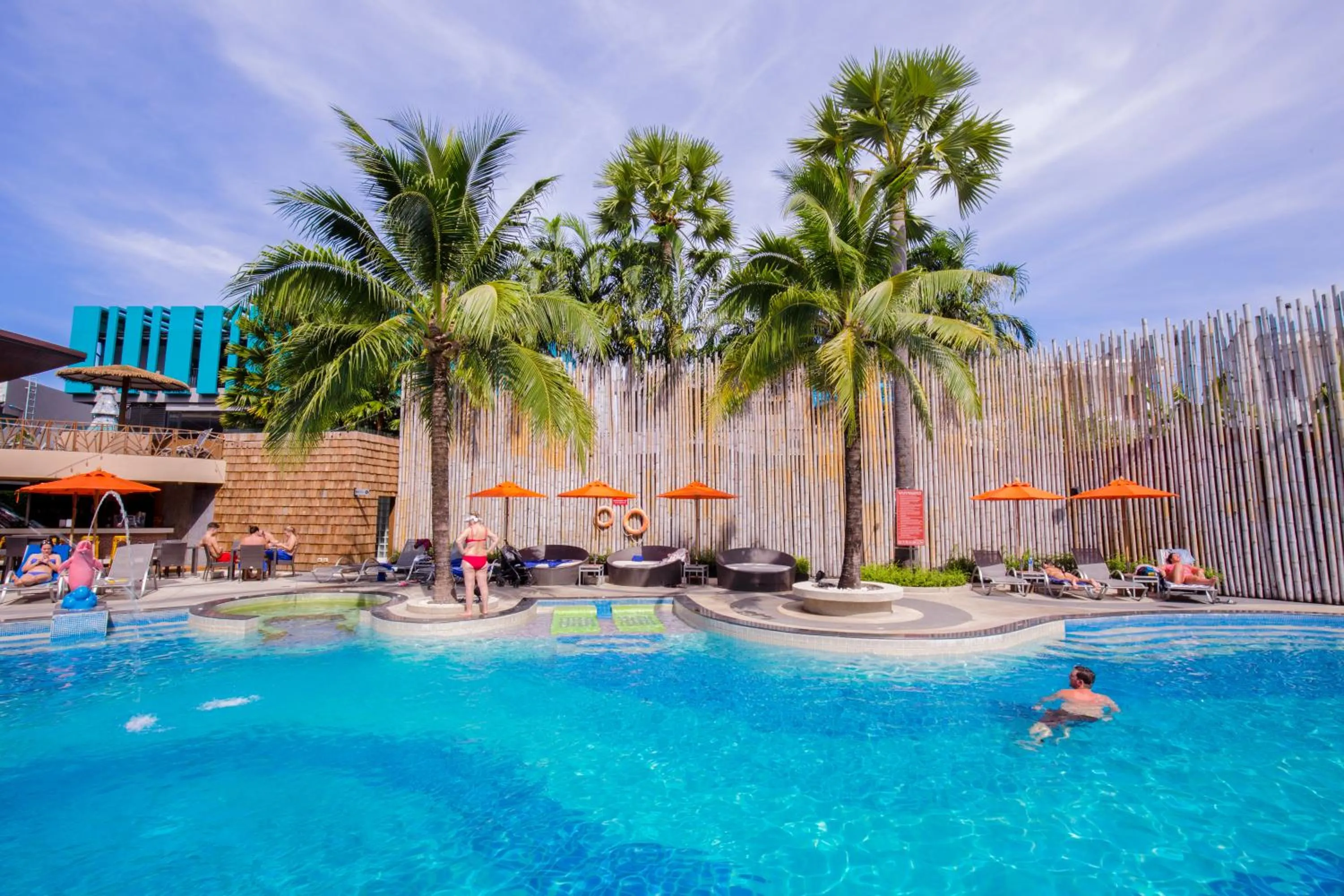 Pool view in The Beach Heights Resort SHA Plus