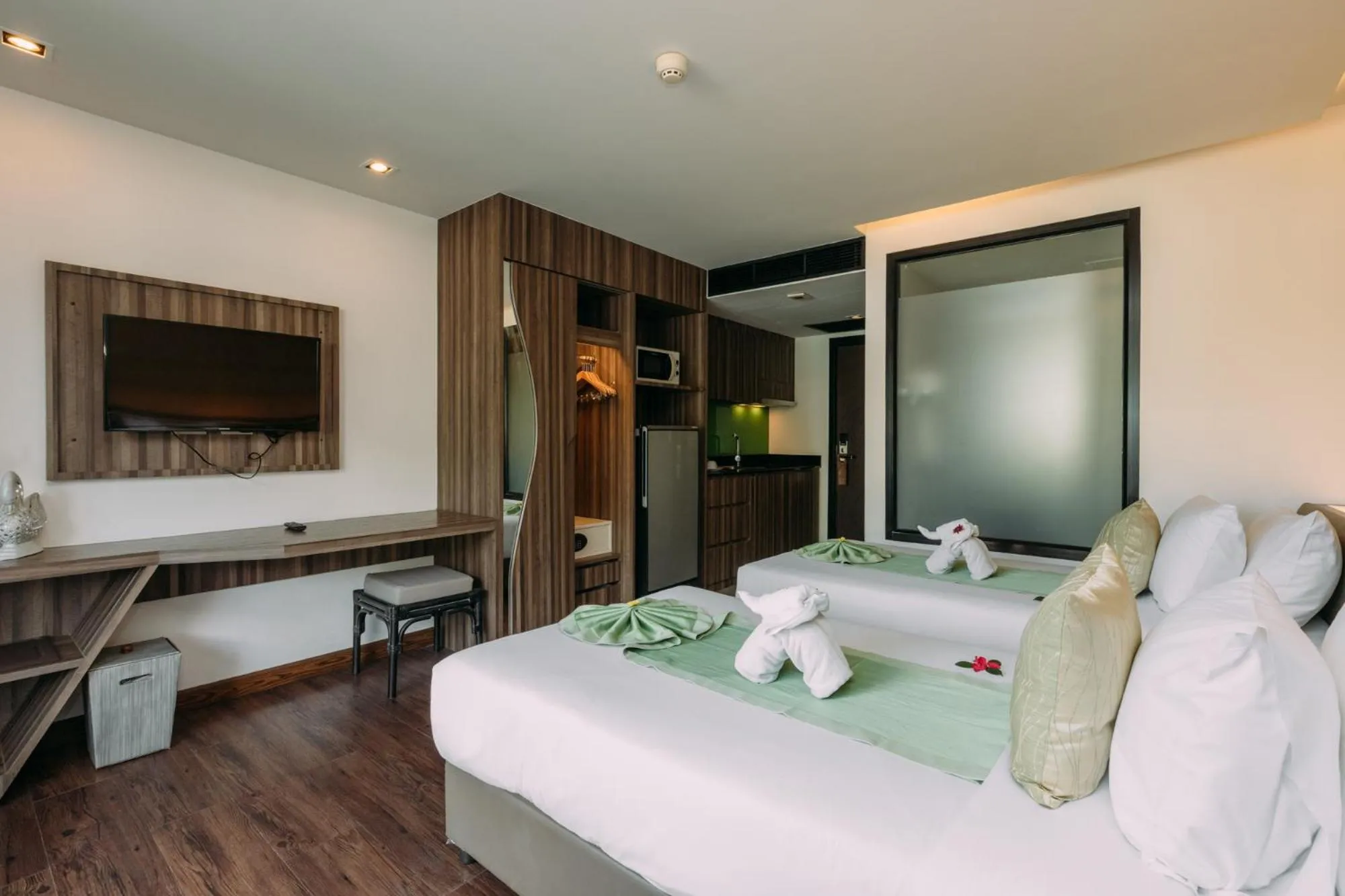 Bedroom, Bed in The Beach Heights Resort SHA Plus