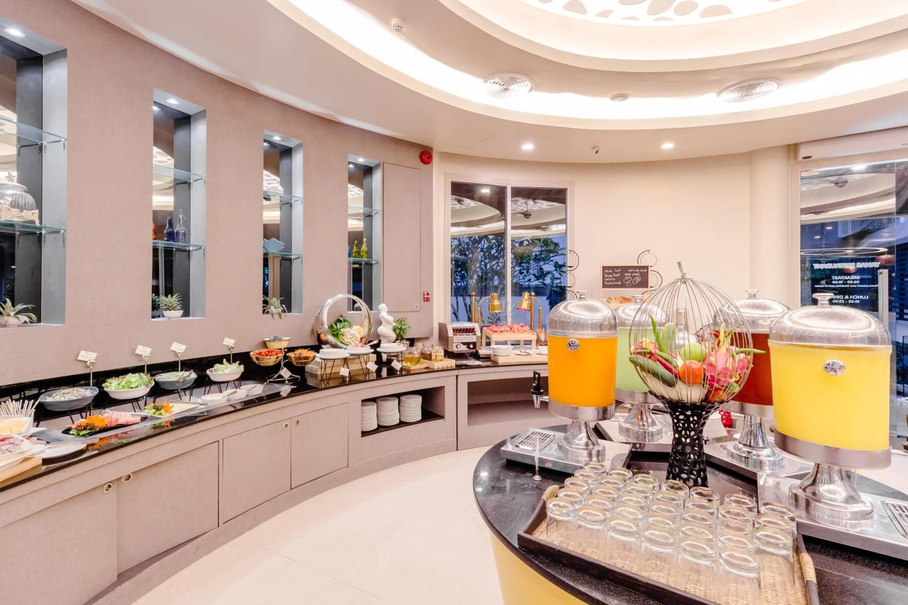 Buffet breakfast in The Beach Heights Resort SHA Plus