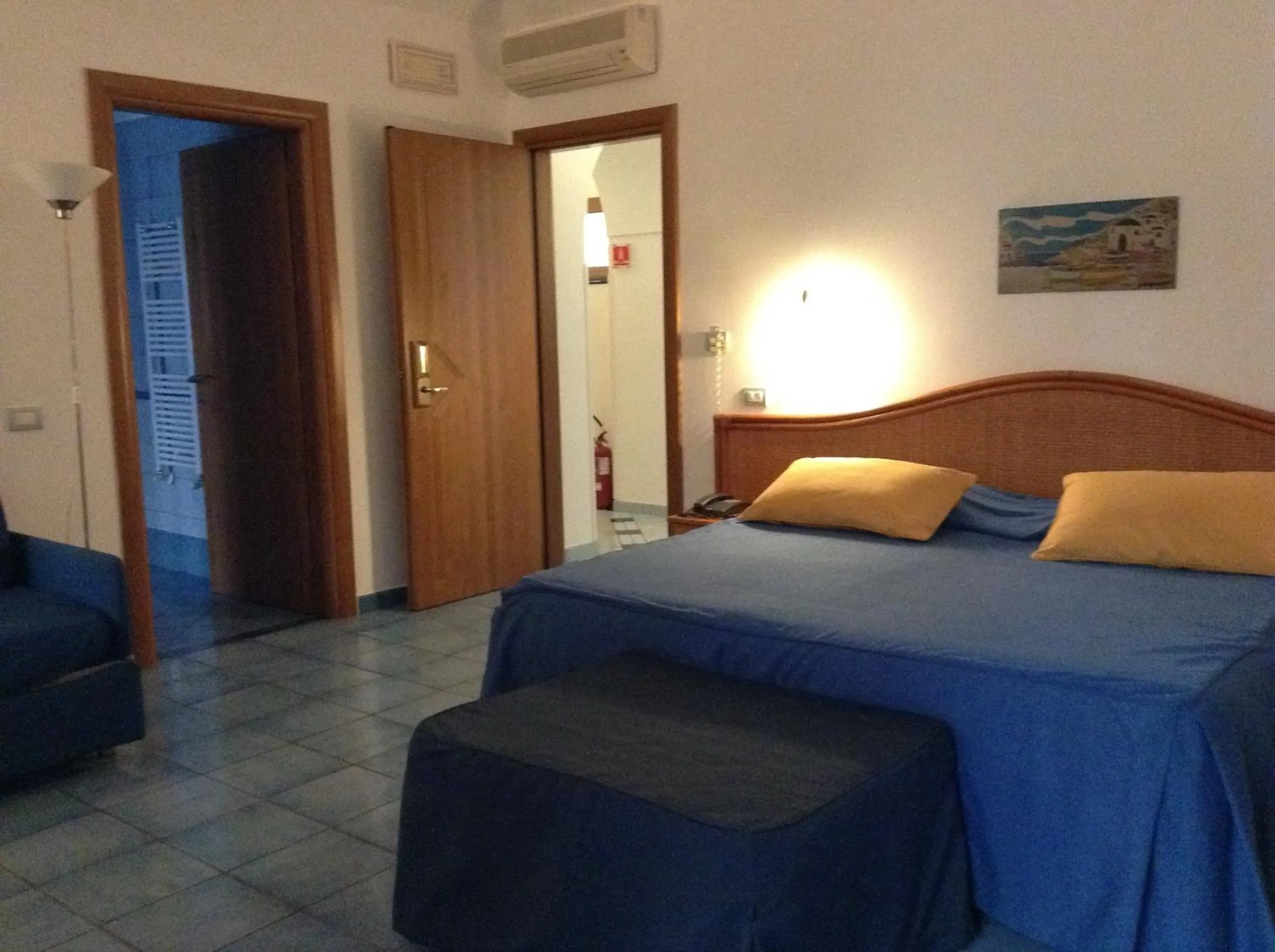 Decorative detail, Bed in Hotel Floridiana