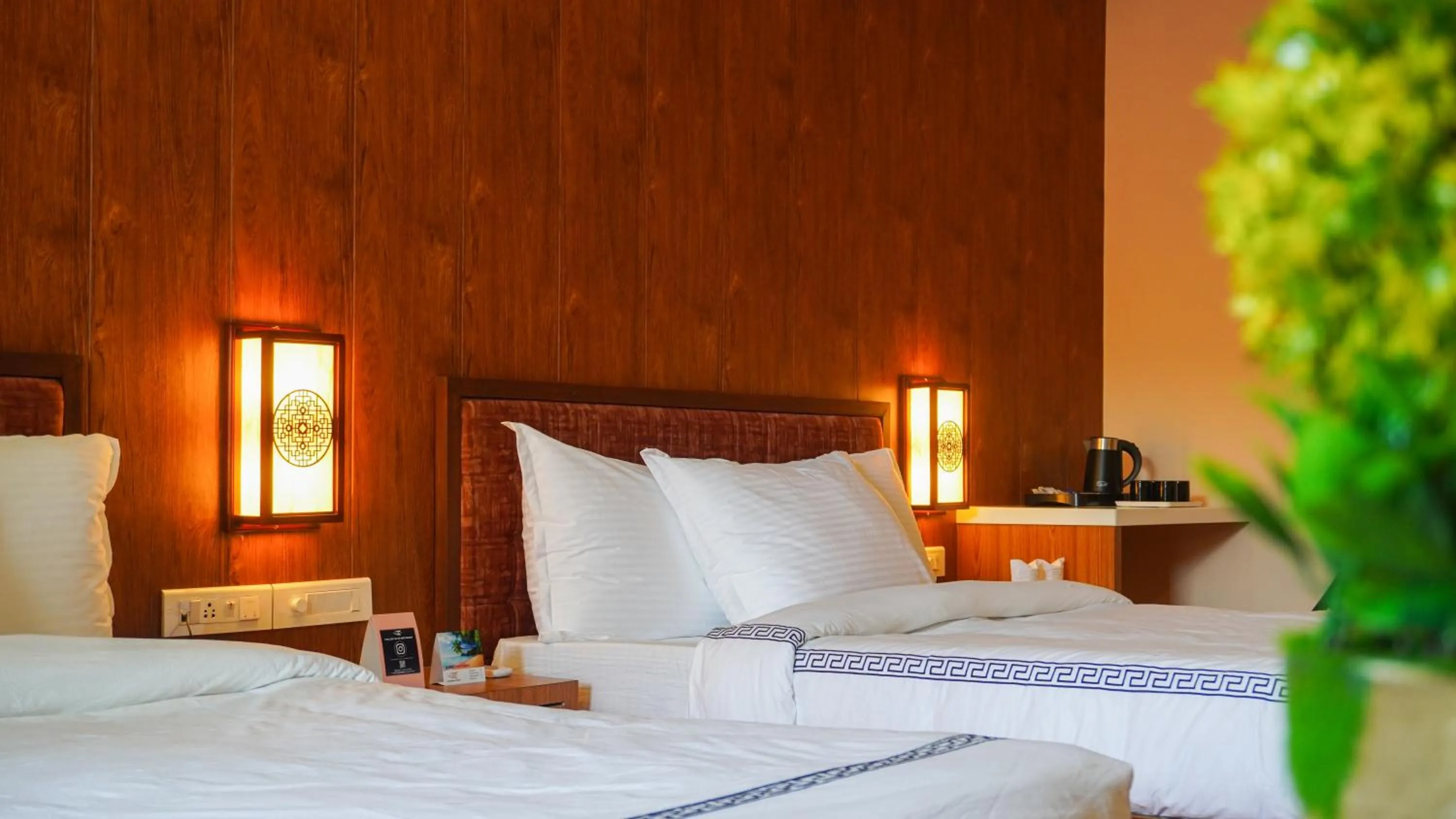 Bed in Mansha Palace