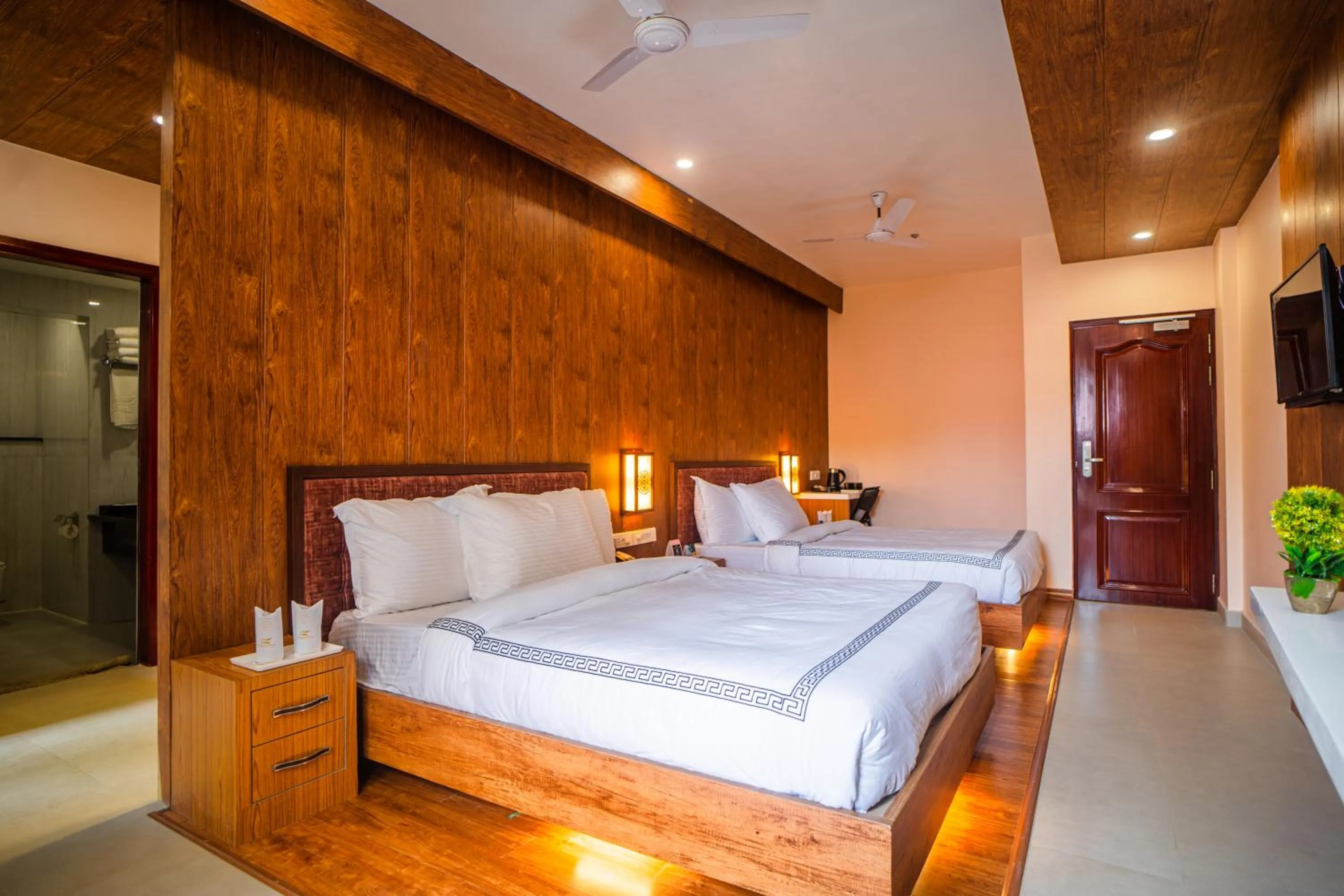 Bed in Mansha Palace