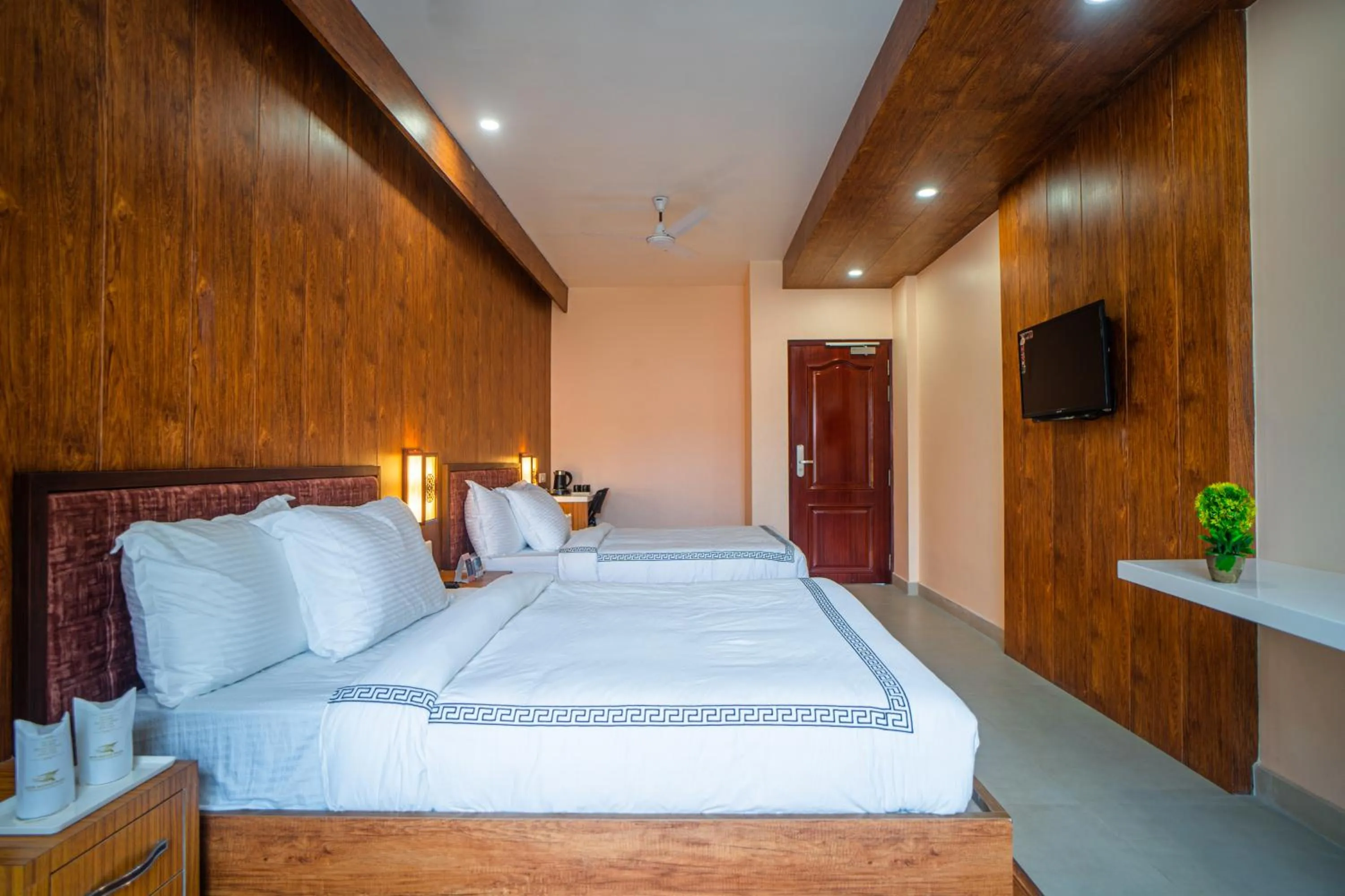 Bed in Mansha Palace