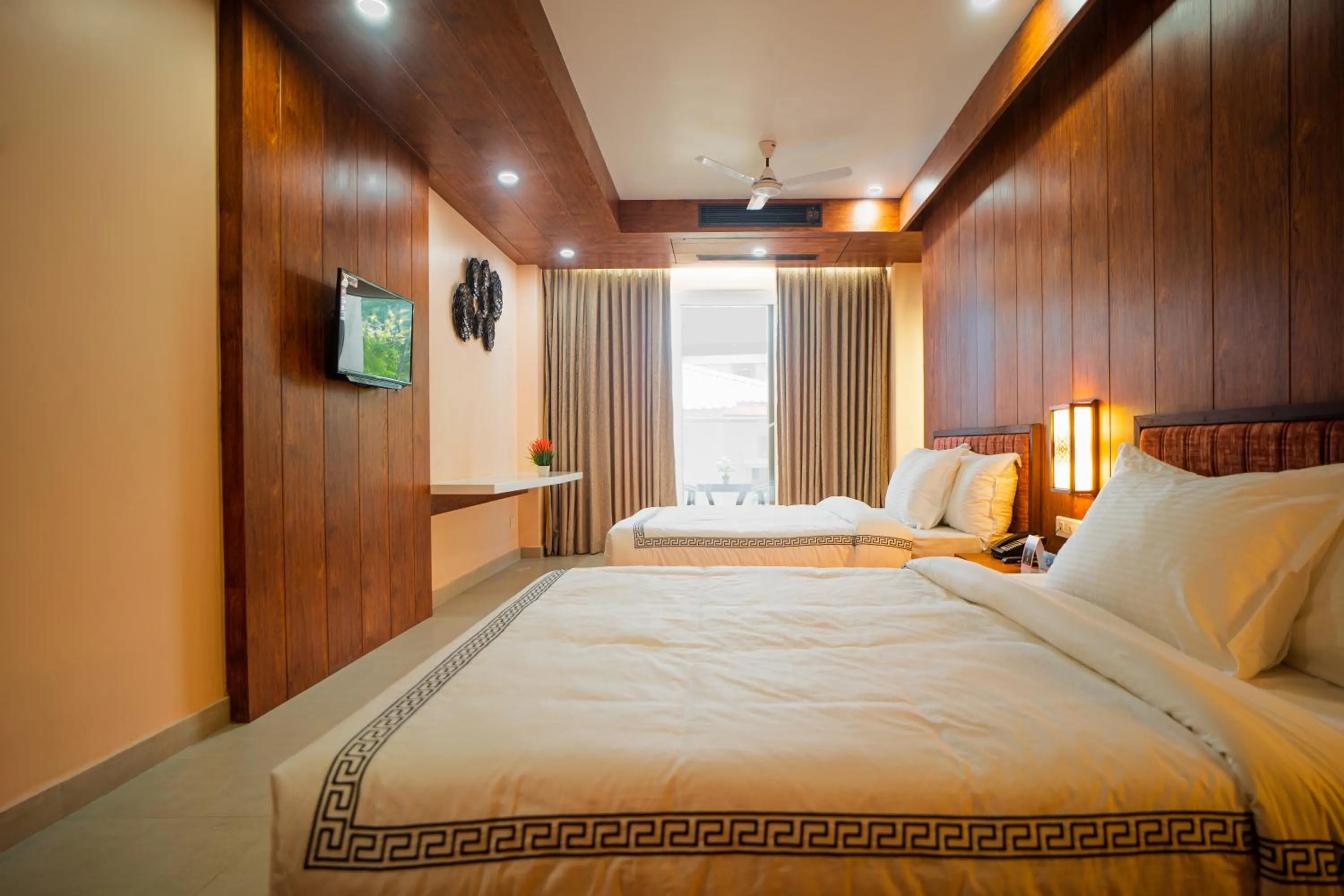 Bed in Mansha Palace