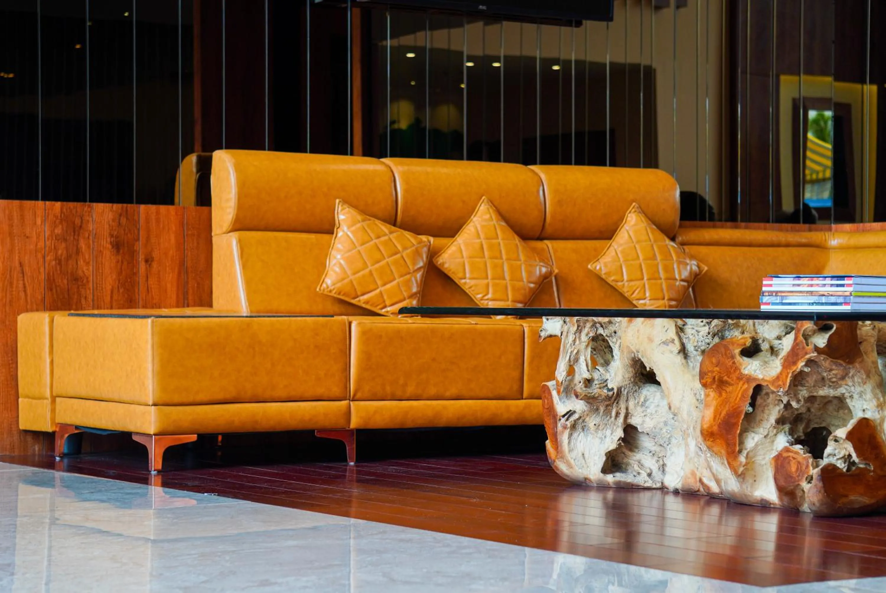 Seating area in Mansha Palace