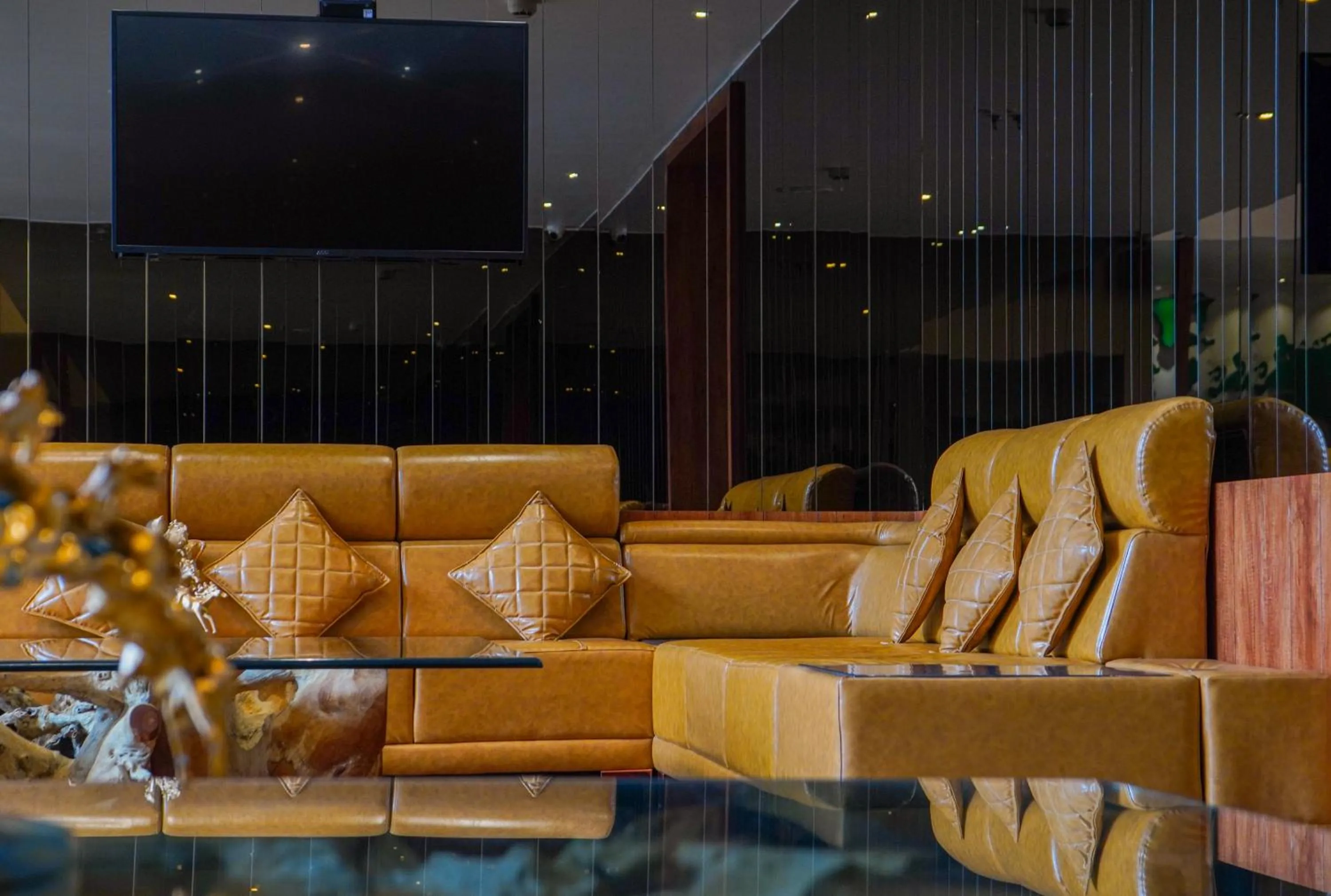 Seating area in Mansha Palace