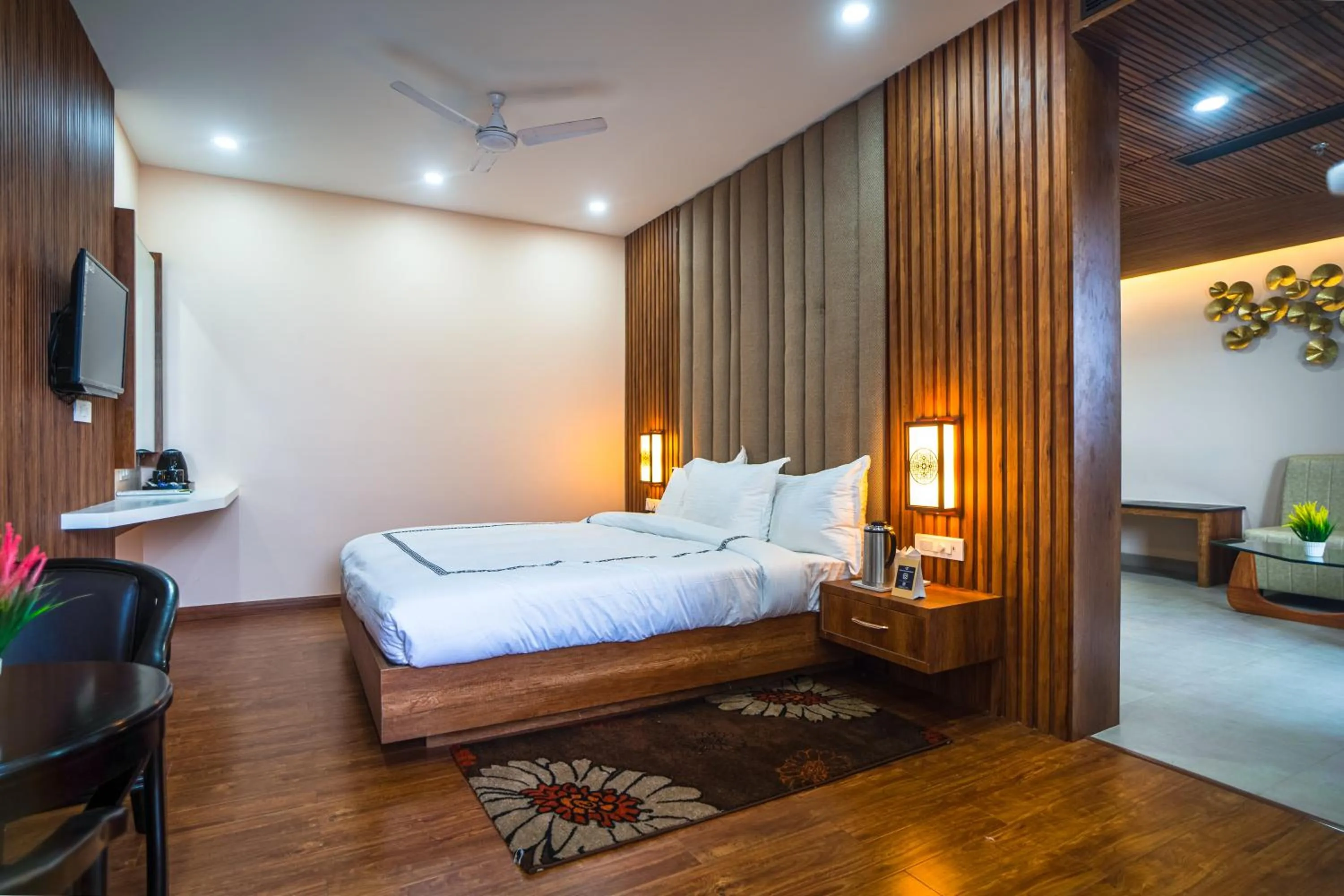 Bed in Mansha Palace