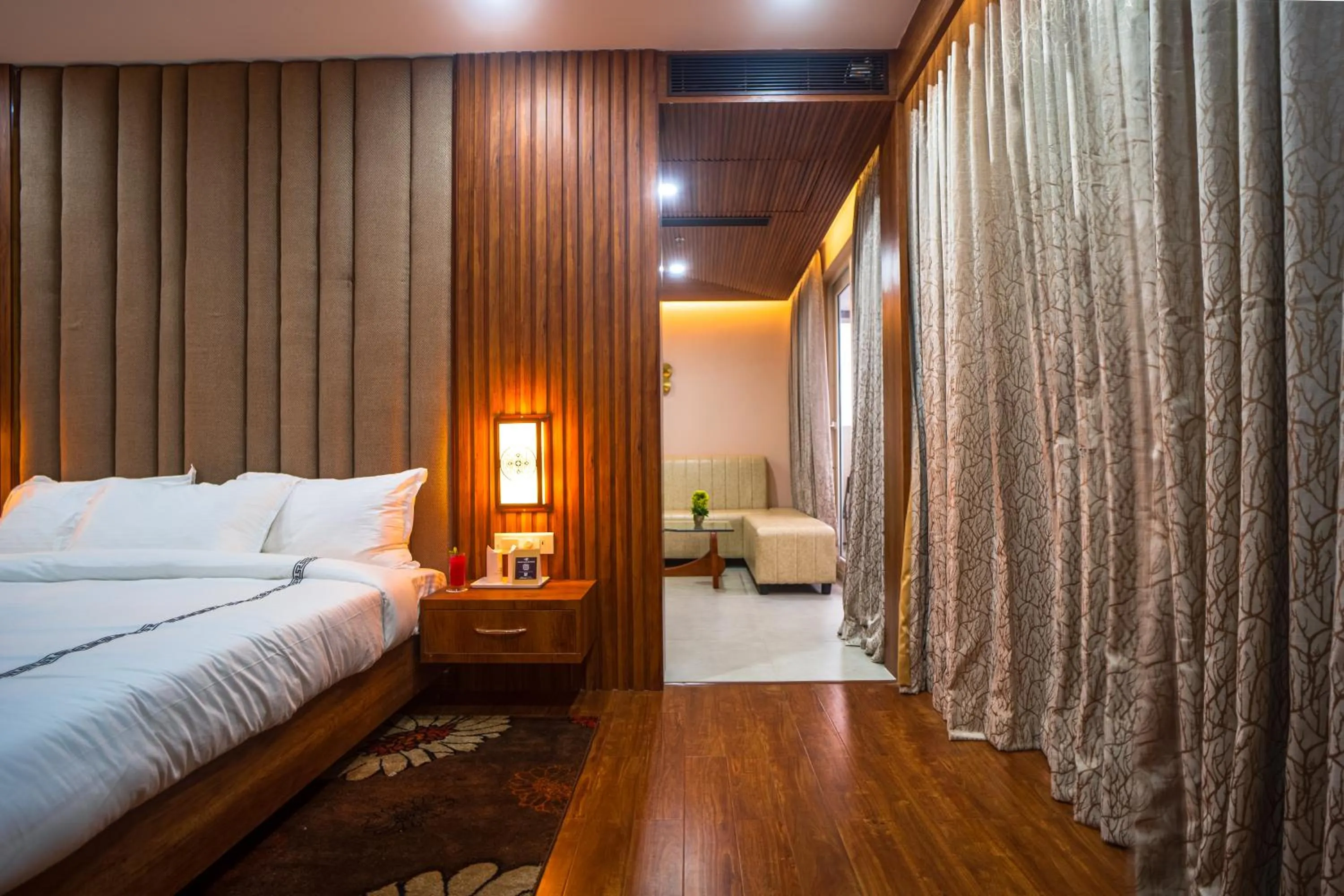 Bed in Mansha Palace