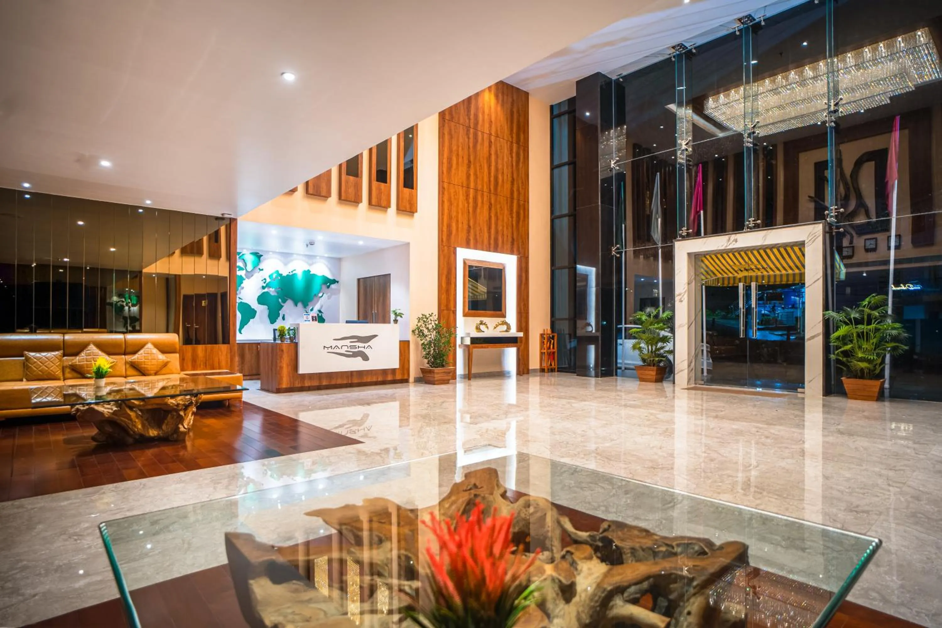 Lobby or reception in Mansha Palace