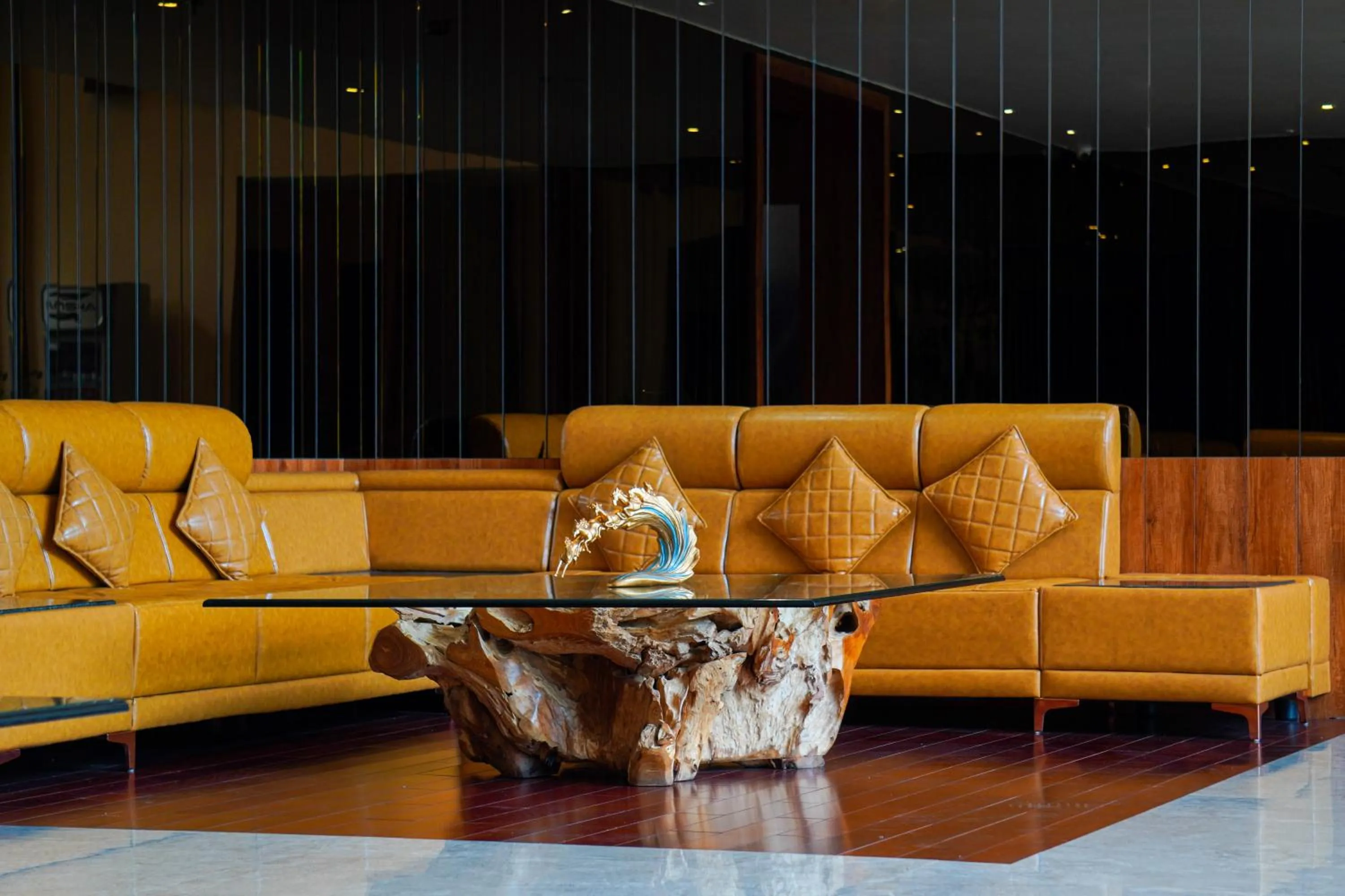 Seating area in Mansha Palace