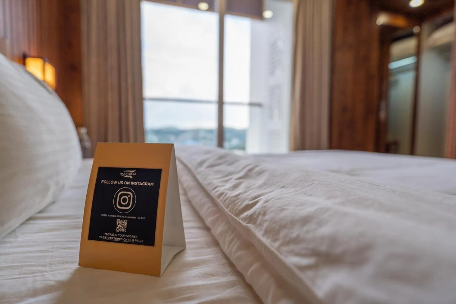 Bed in Mansha Palace