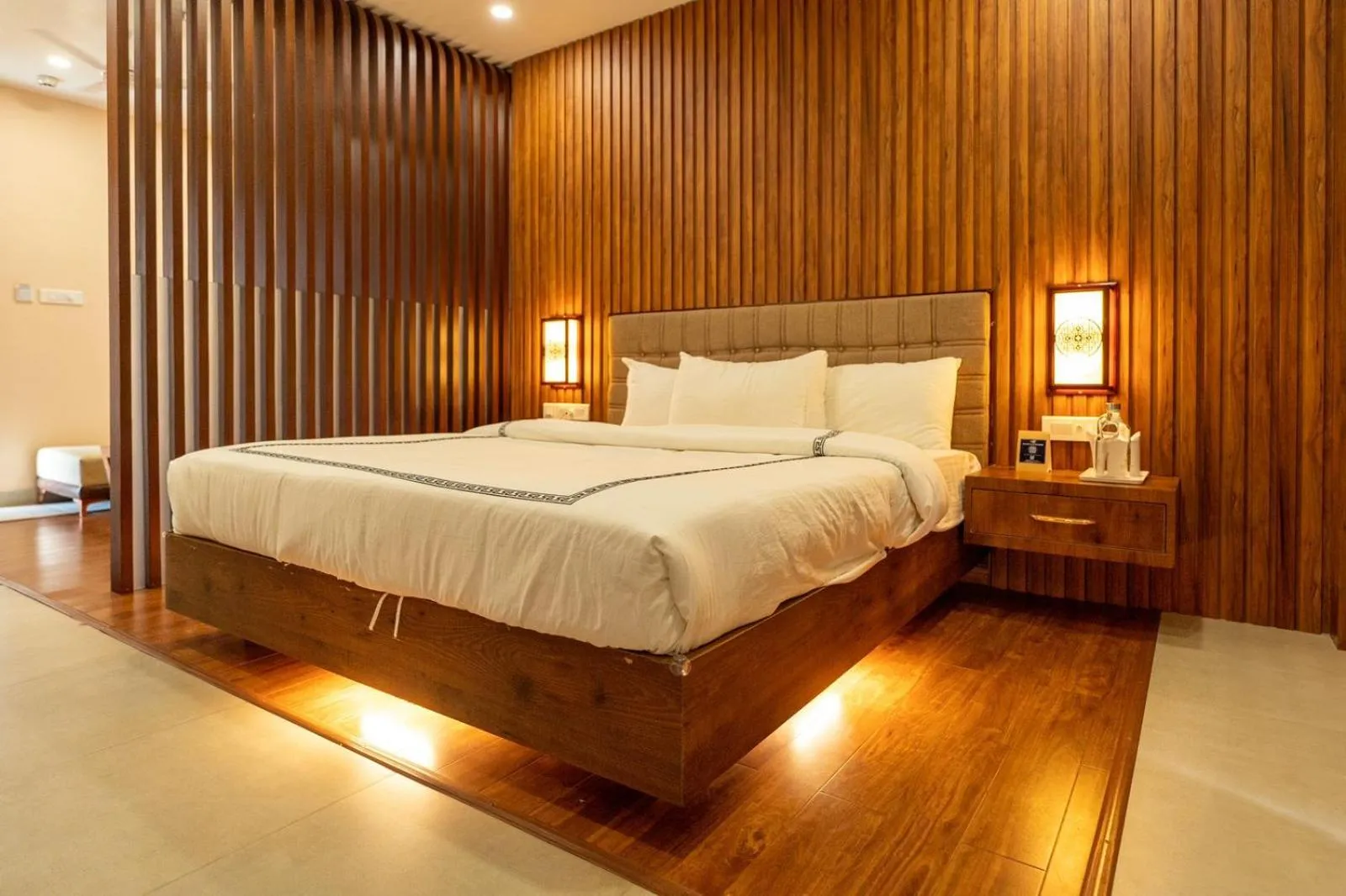 Bedroom, Bed in Mansha Palace