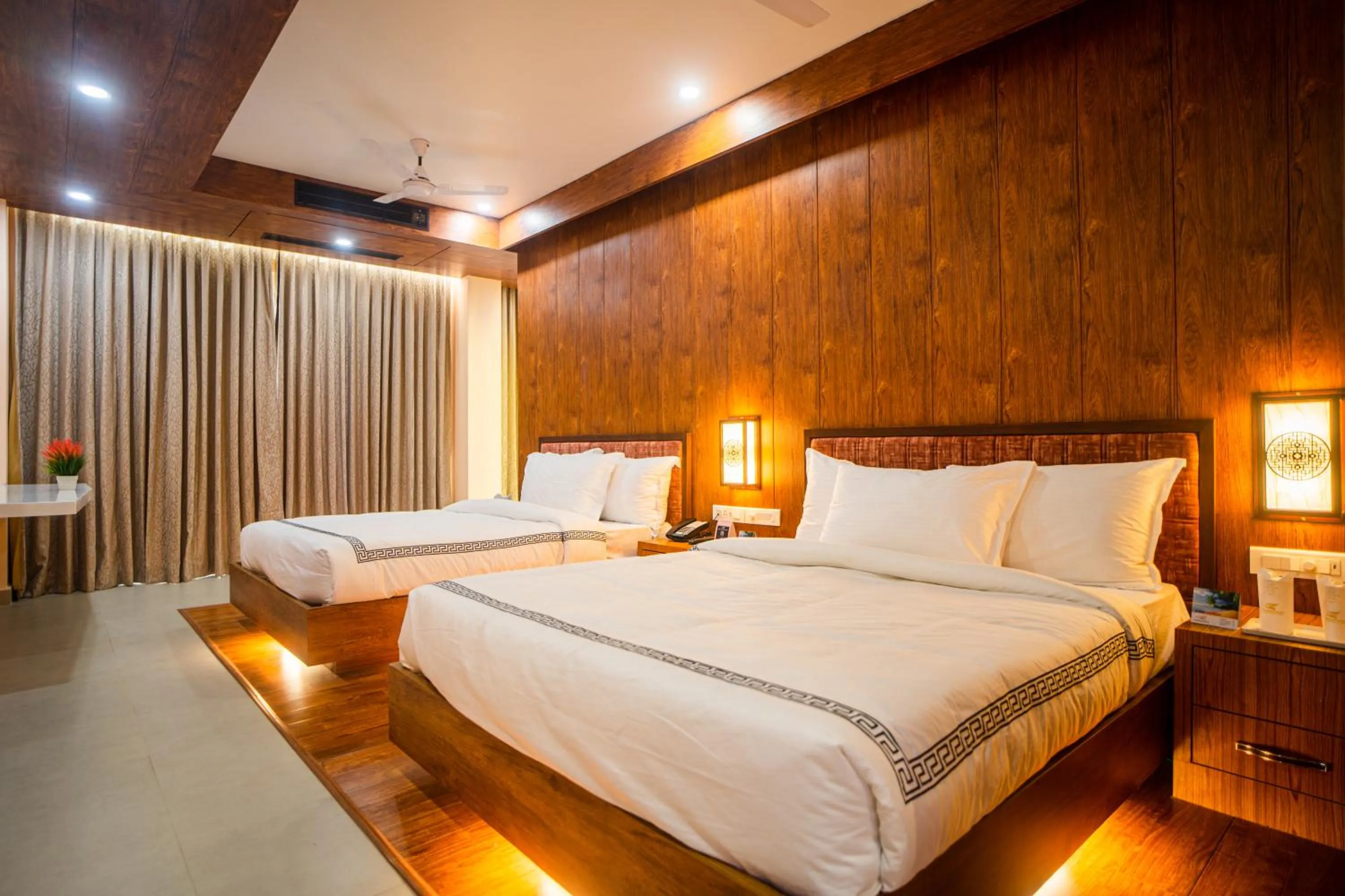 Bed in Mansha Palace