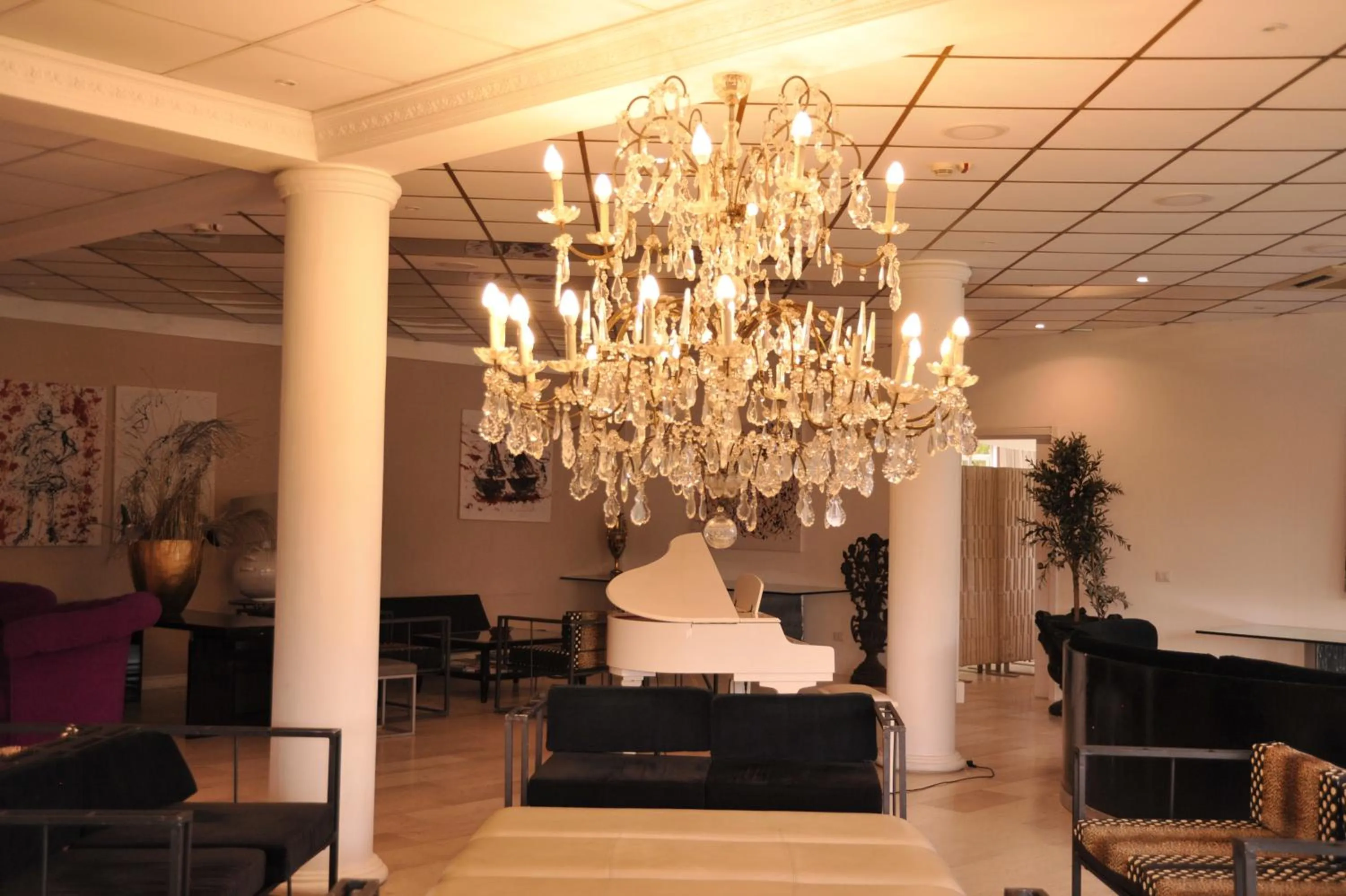 Lobby or reception in Domizia Palace Hotel