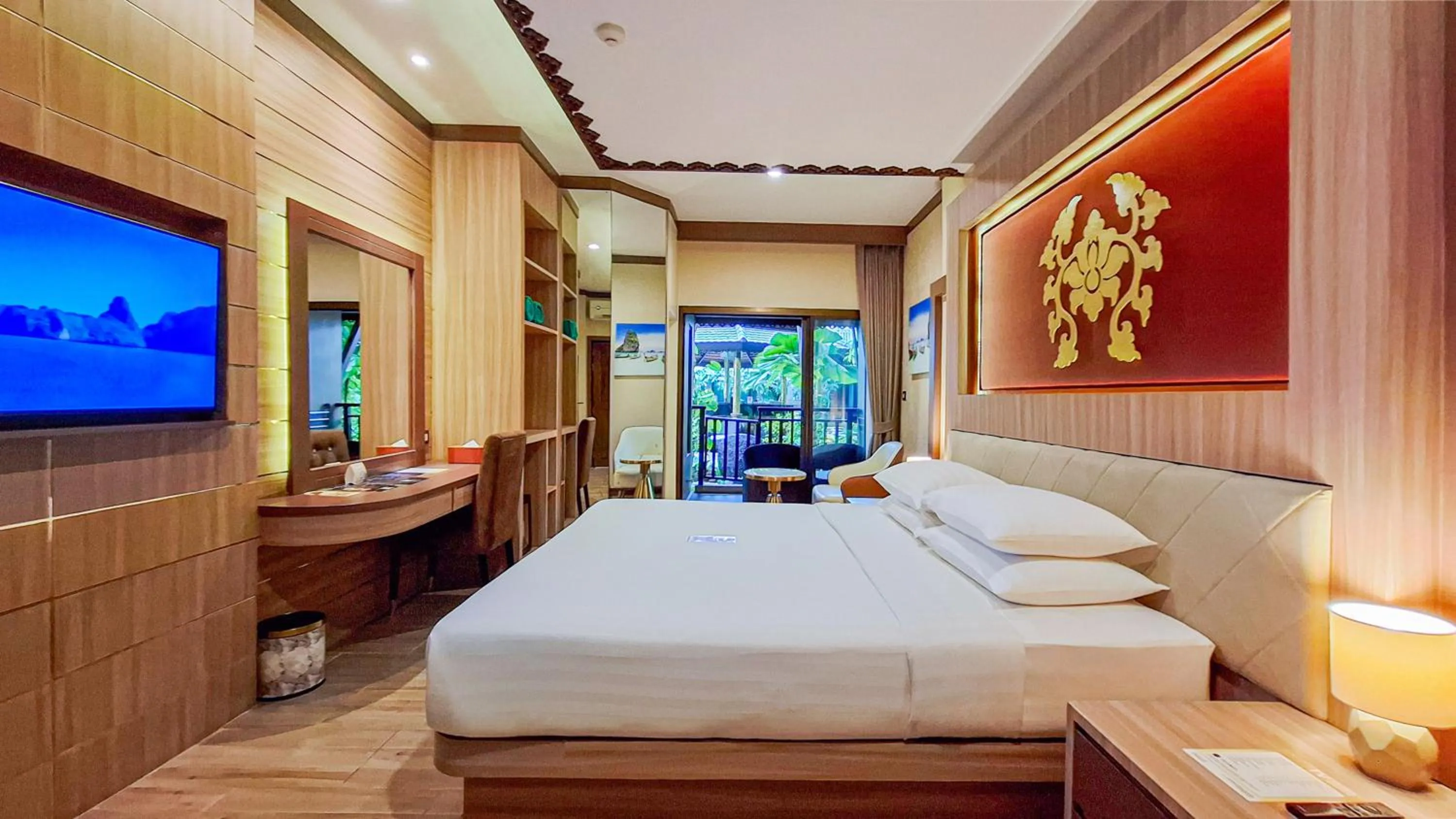 Bed in Quality Beach Resorts and Spa Patong