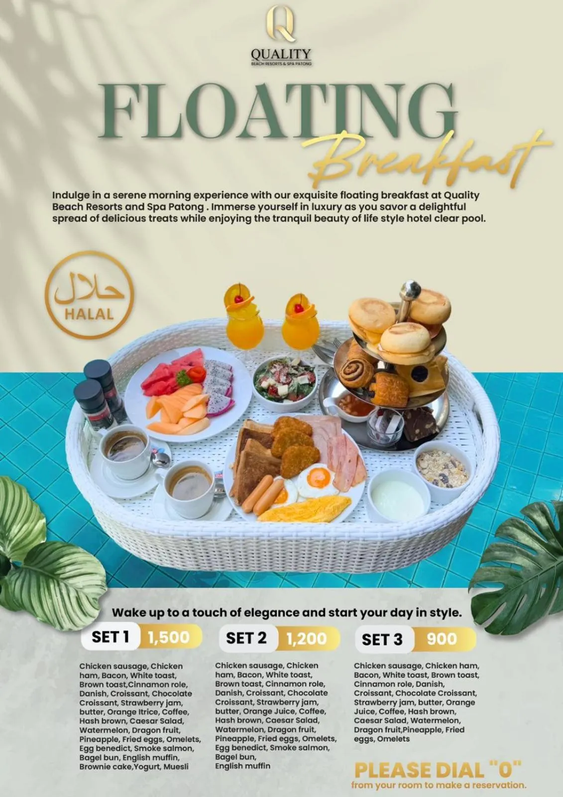 Food and drinks in Quality Beach Resorts and Spa Patong