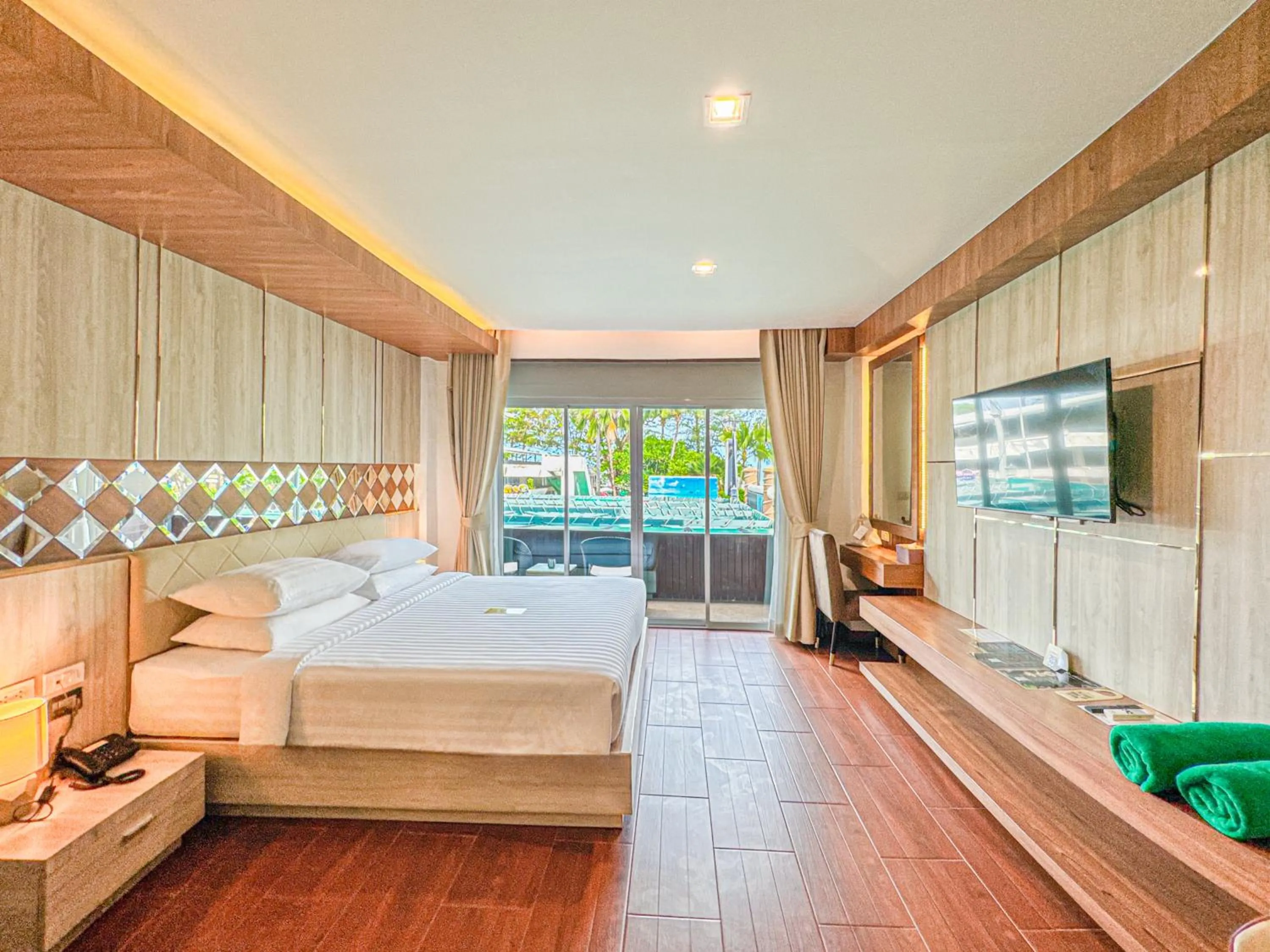 Bed in Quality Beach Resorts and Spa Patong