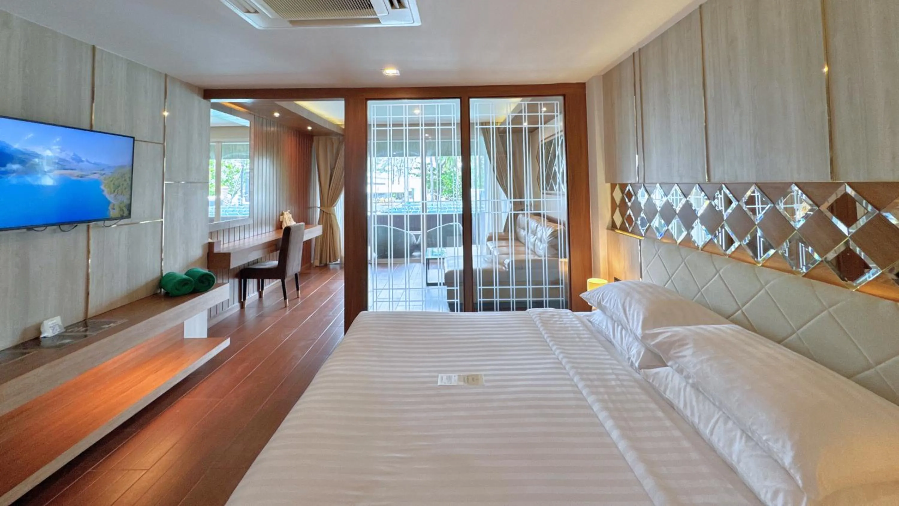 Bed in Quality Beach Resorts and Spa Patong