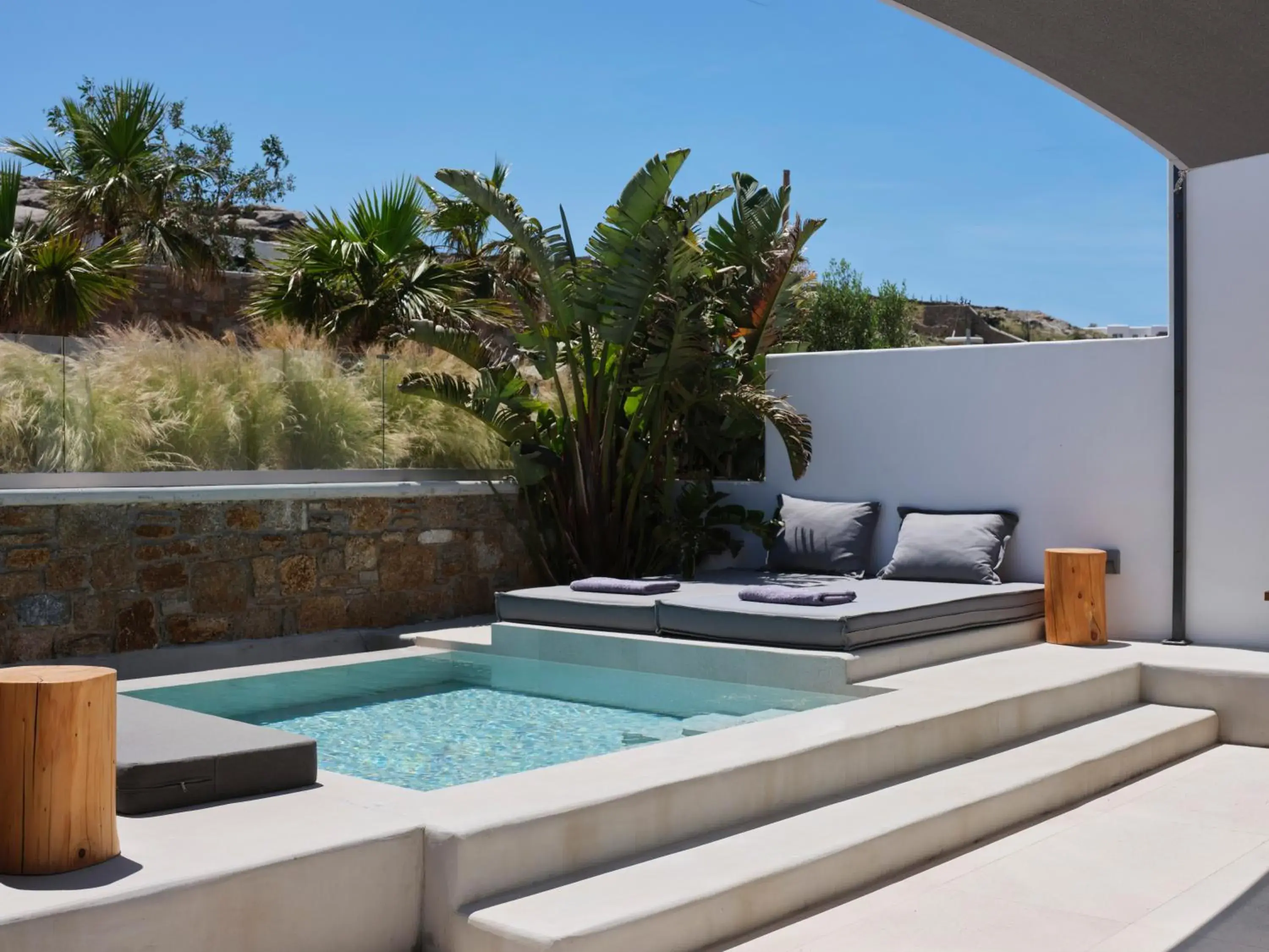 Design Maisonette with Private Pool in Le Palme Mykonos Design Maisonette with Private Pool in Le Palme Mykonos