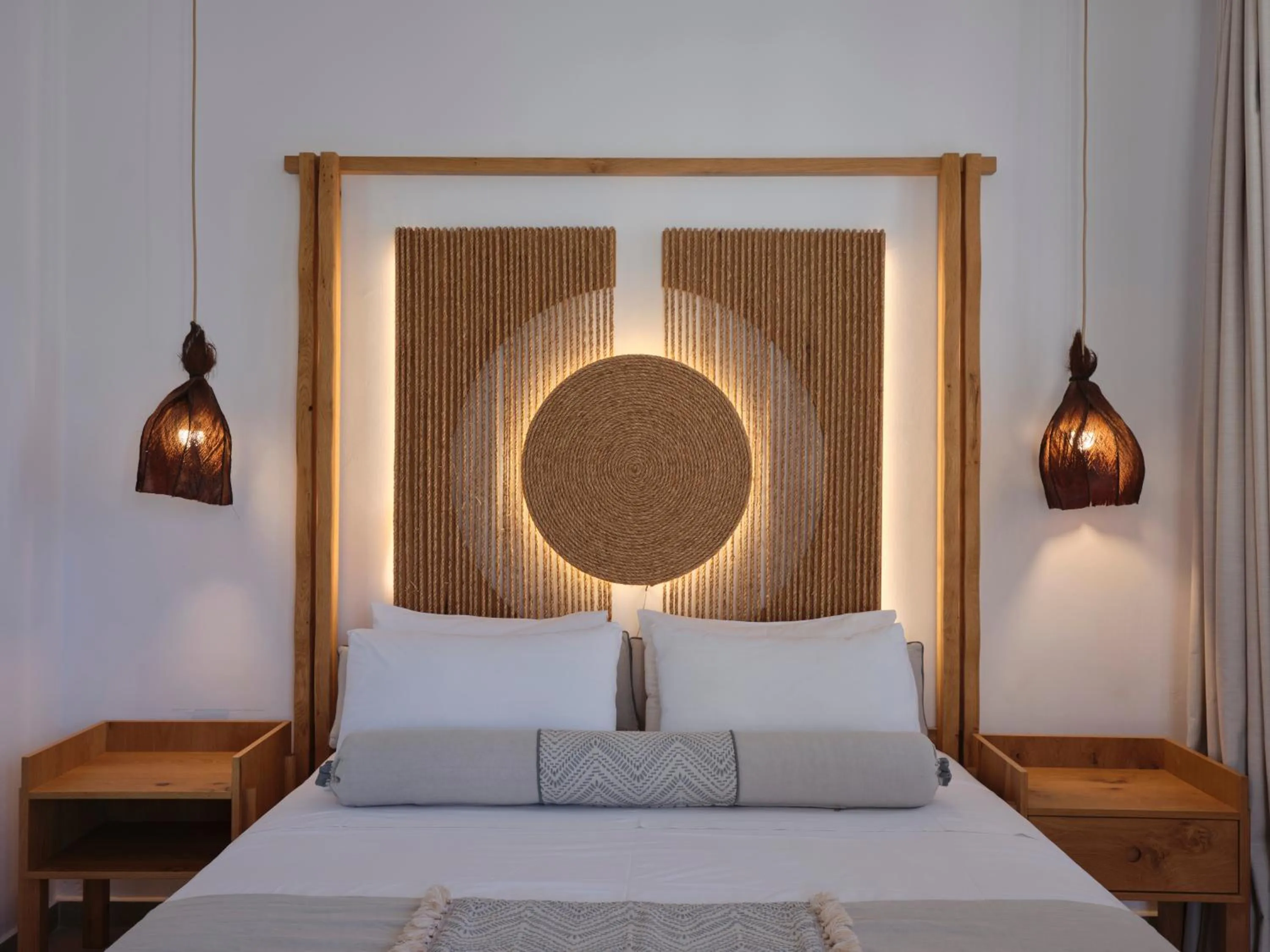 Bed in Le Palme Mykonos