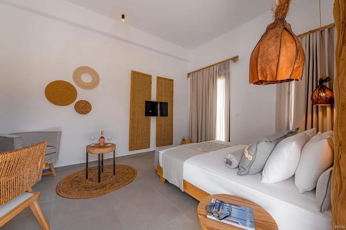 Bed in Le Palme Mykonos