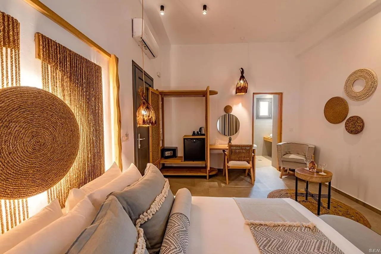 Bed in Le Palme Mykonos