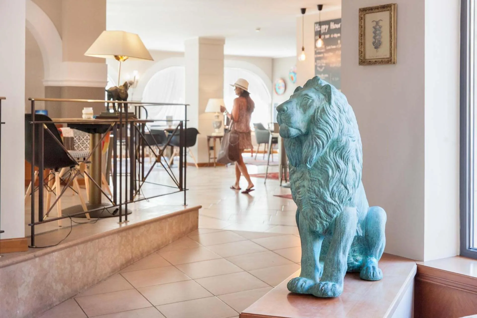 Lobby or reception in Hotel Leon d'Oro