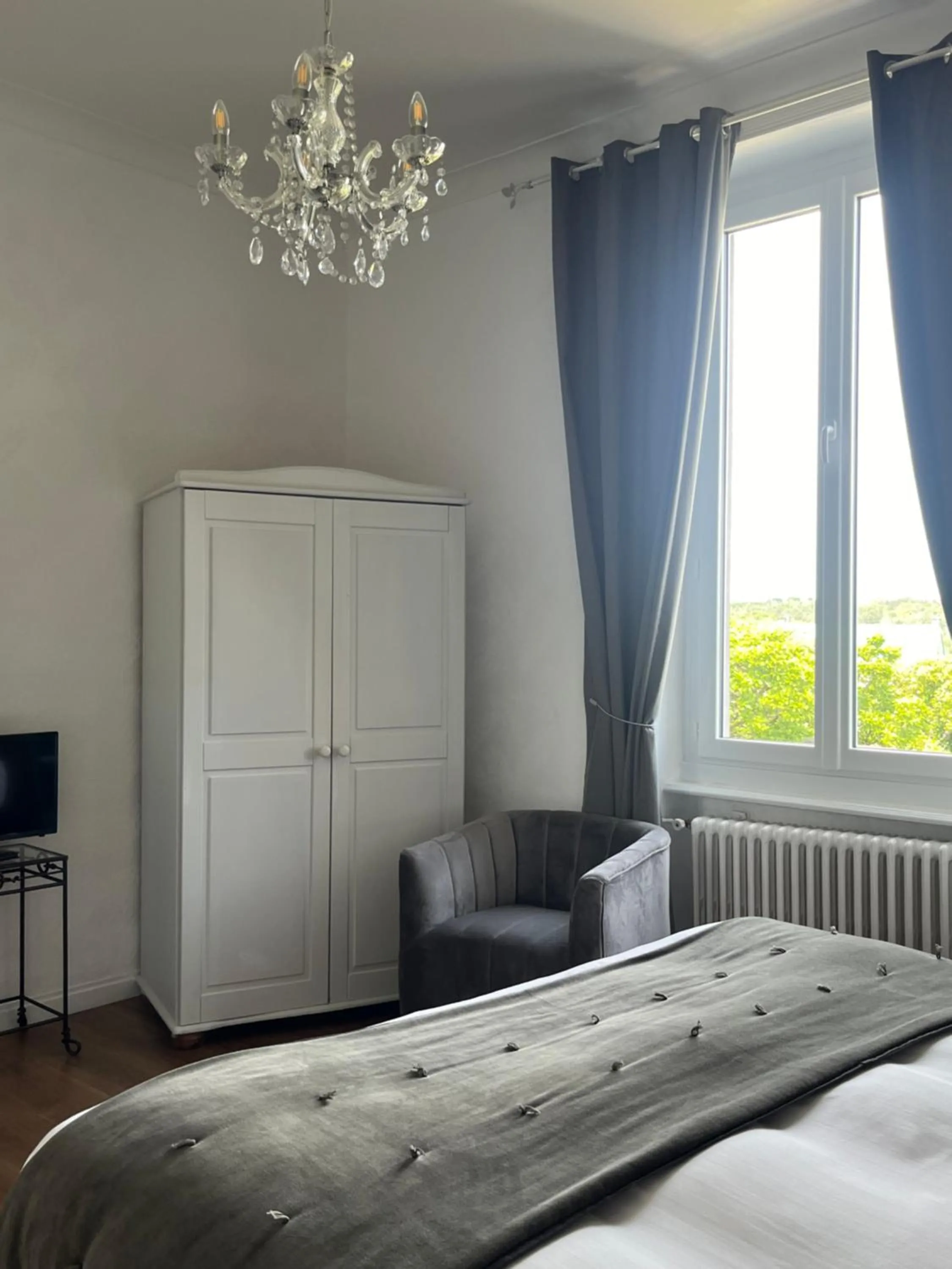 Decorative detail, Bed in La Maison de Louisette