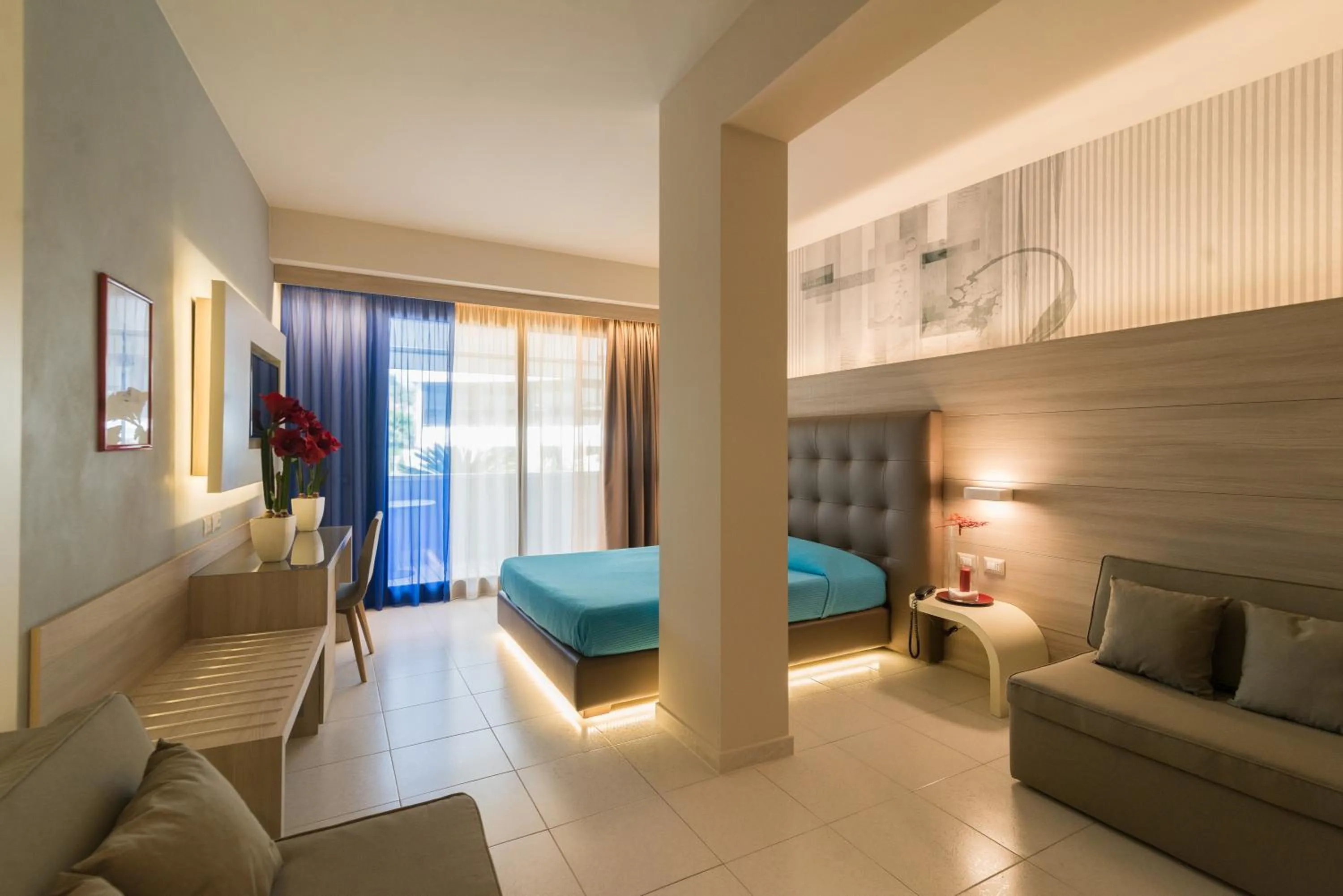 Bed in President Park Hotel