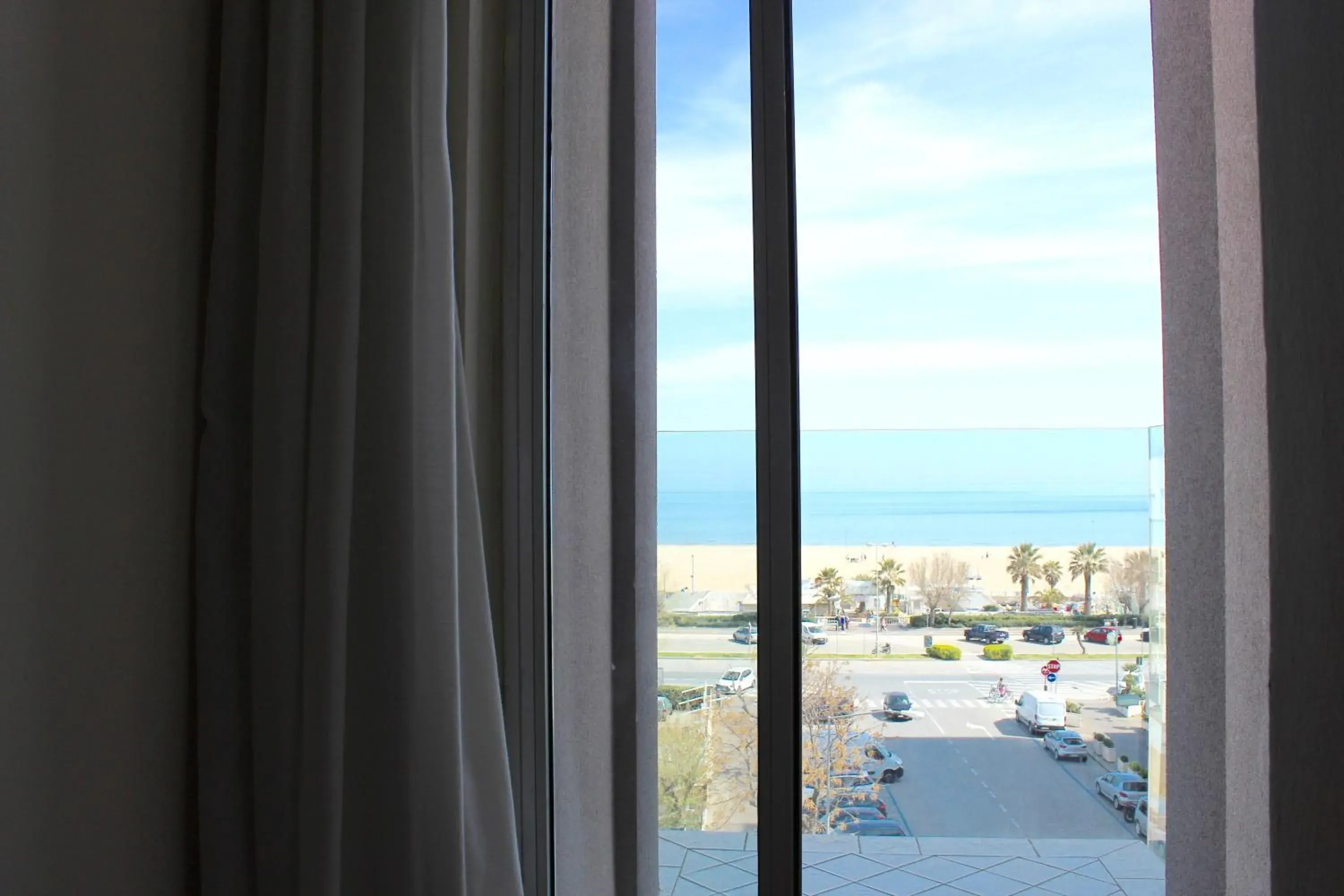 Double Room with Sea View in Hotel Fedora Rimini Double Room with Sea View in Hotel Fedora Rimini